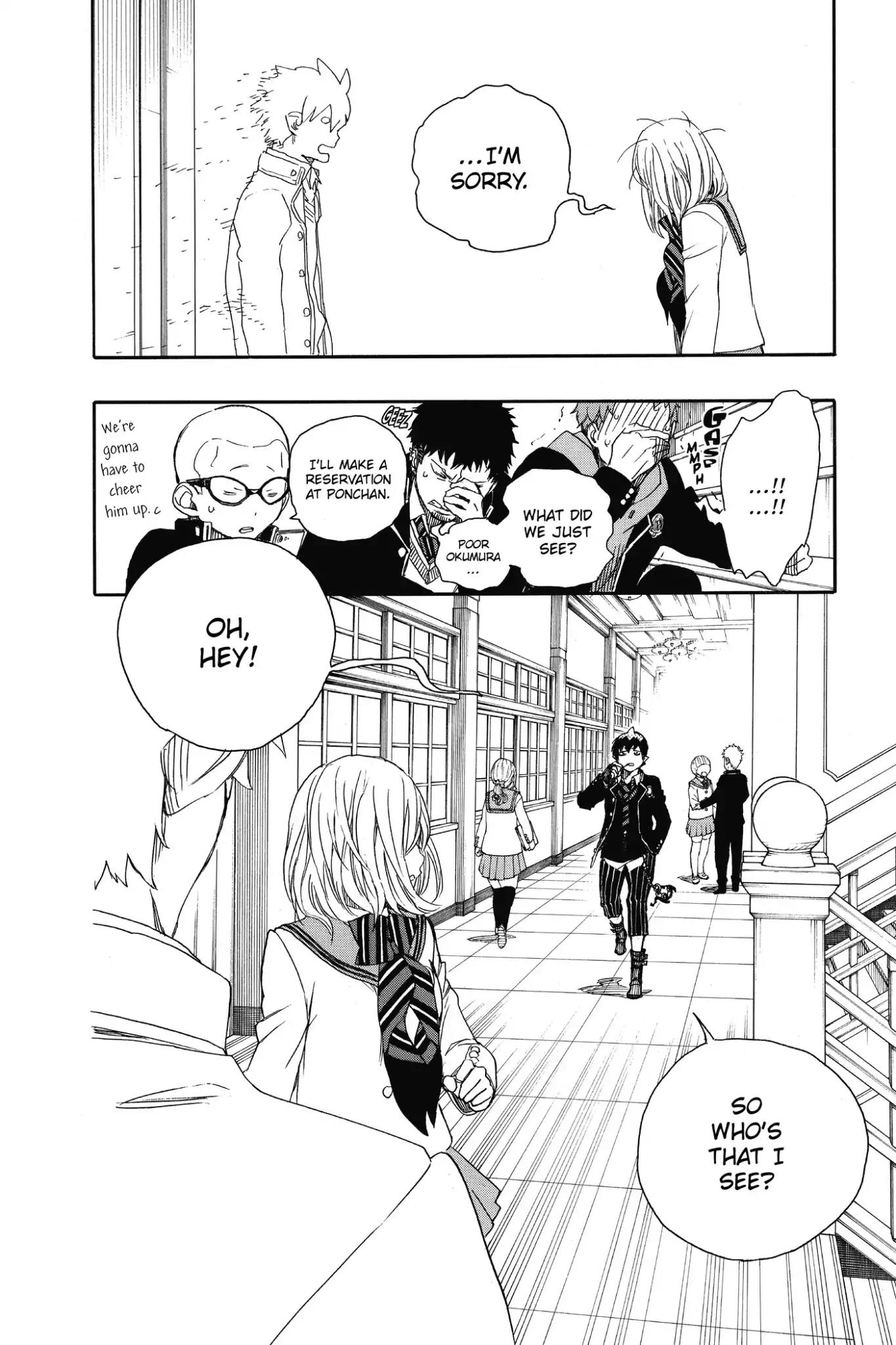 Ao no Exorcist Chapter 82 page 34 - Chapter 82: Awakening