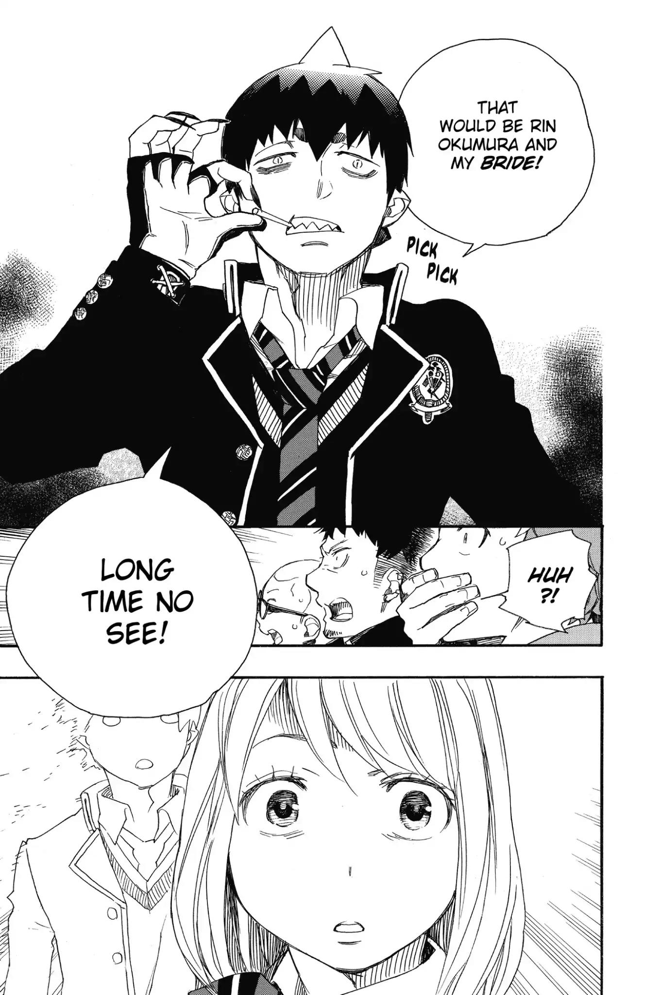 Ao no Exorcist Chapter 82 page 35 - Chapter 82: Awakening