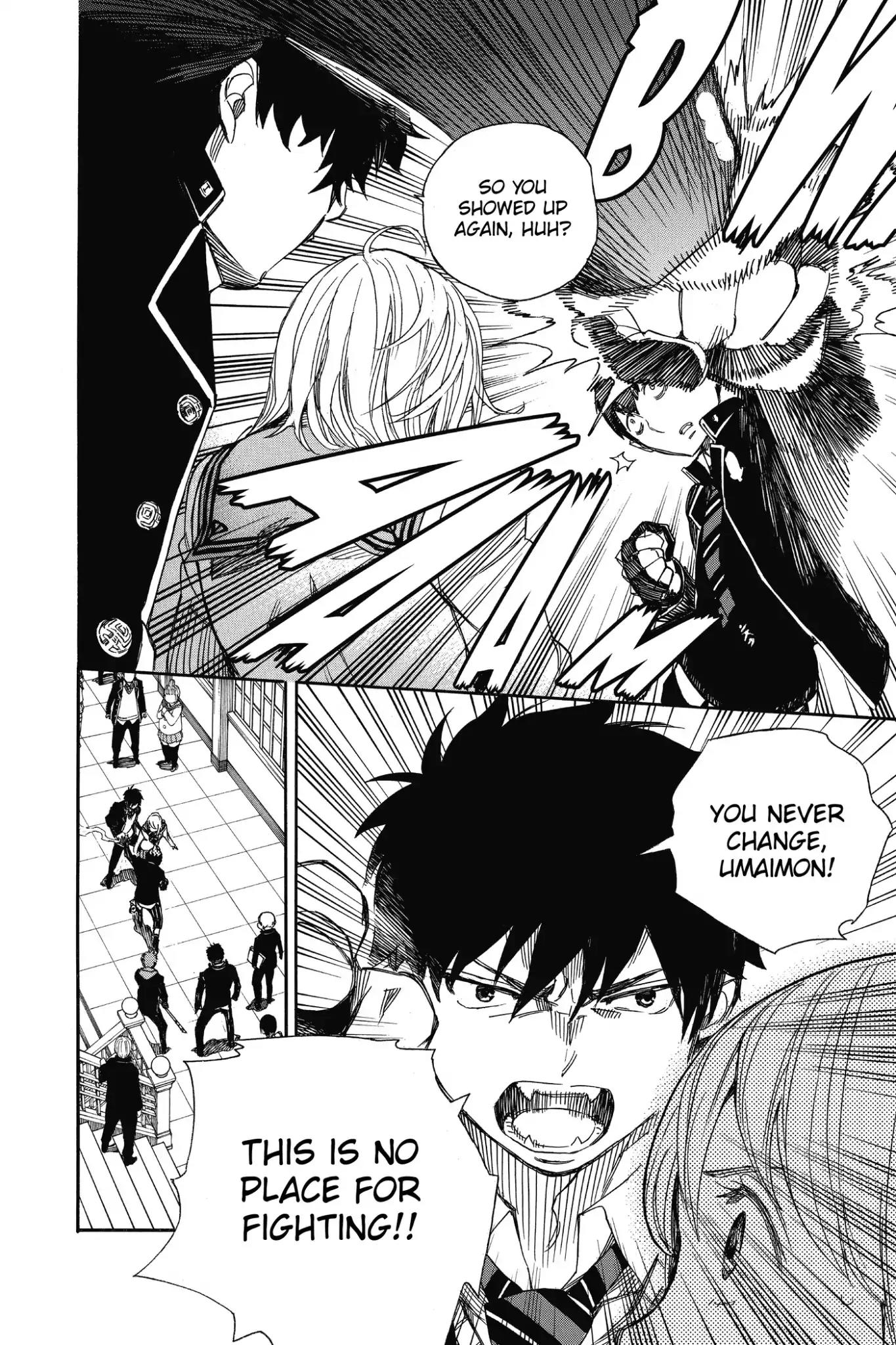 Ao no Exorcist Chapter 83 page 10 - Chapter 83: Sprout