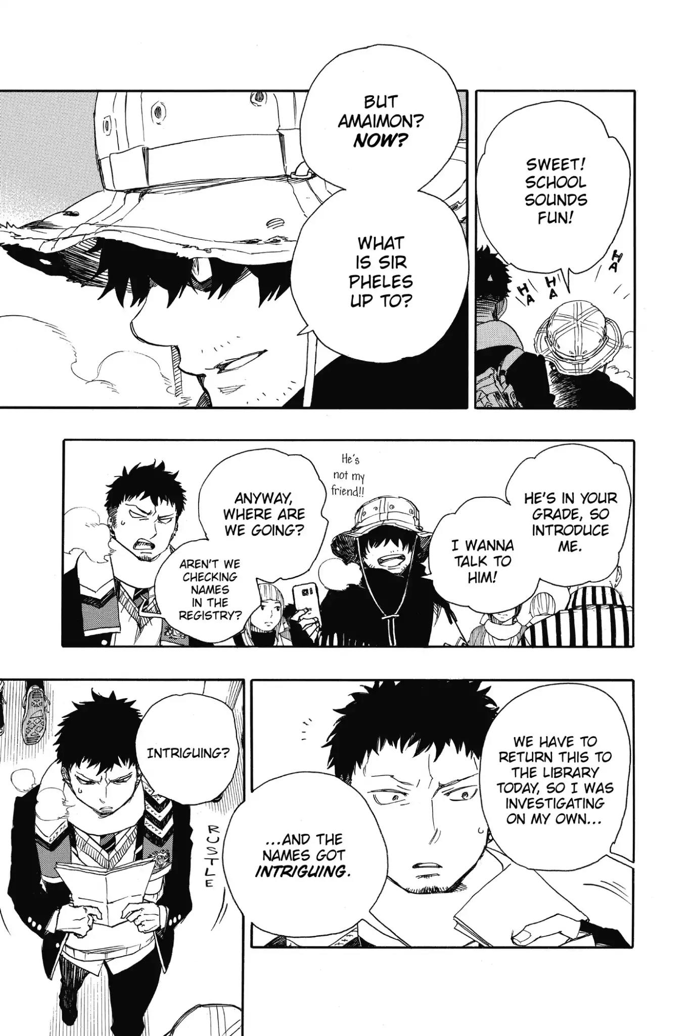 Ao no Exorcist Chapter 83 page 17 - Chapter 83: Sprout
