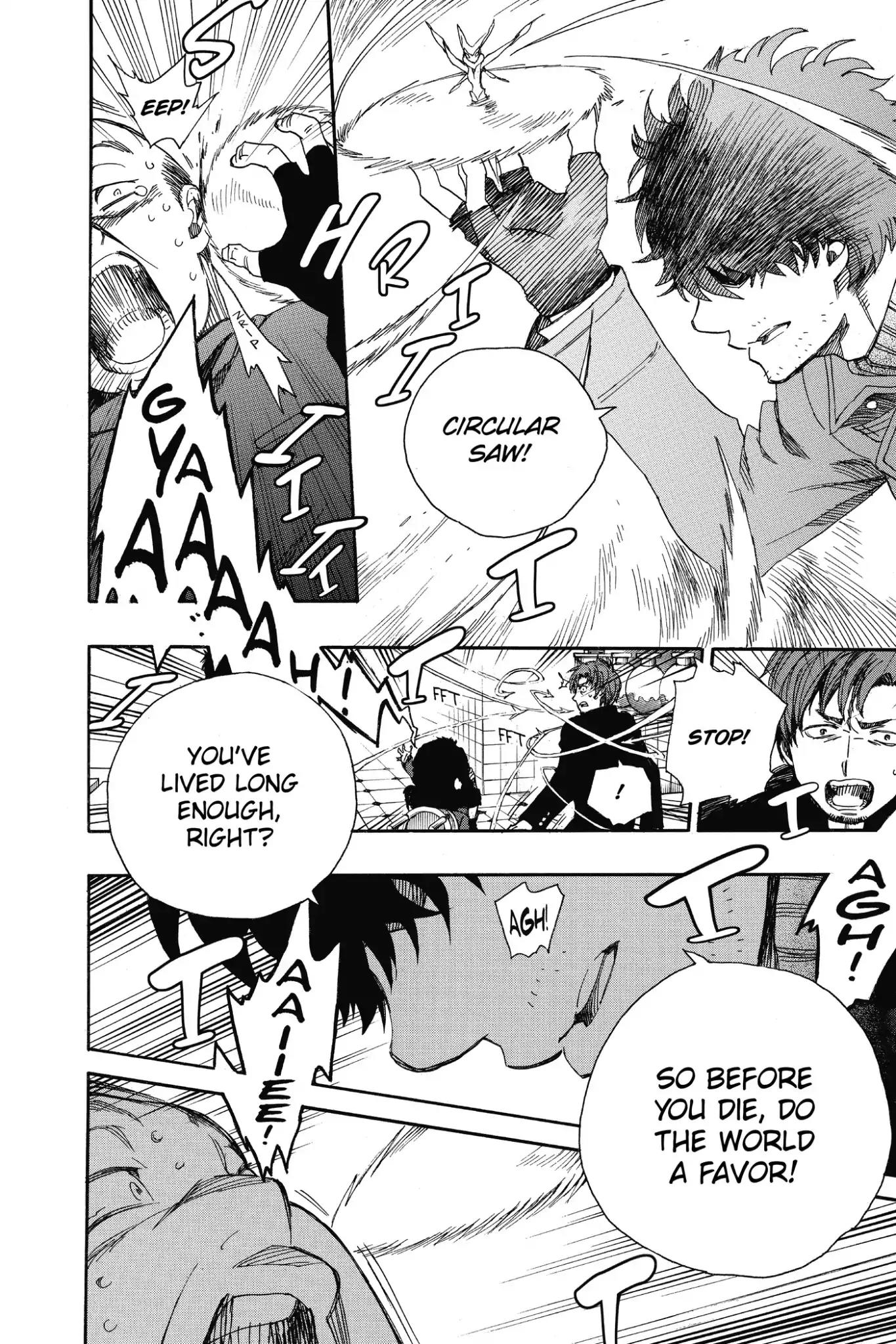 Ao no Exorcist Chapter 83 page 28 - Chapter 83: Sprout