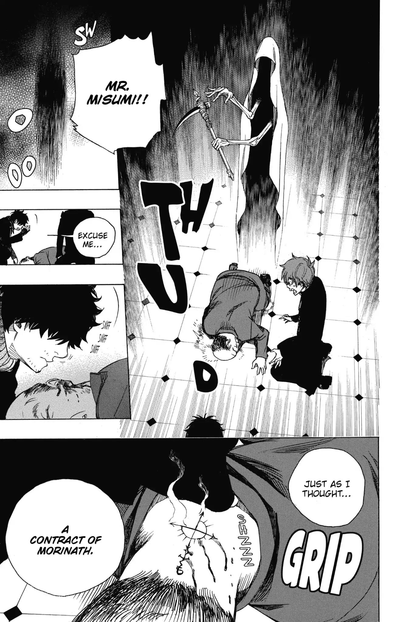 Ao no Exorcist Chapter 83 page 33 - Chapter 83: Sprout