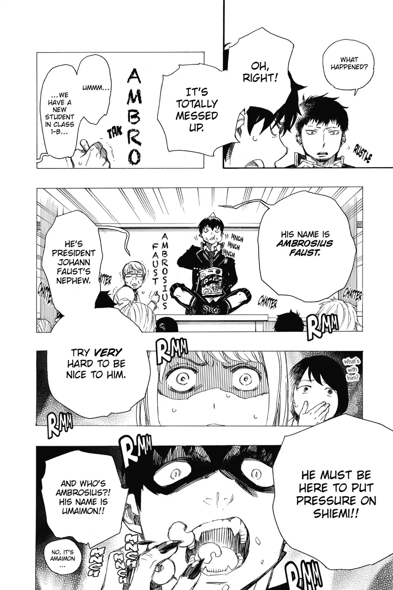 Ao no Exorcist Chapter 84 page 10 - Chapter 84: Foundation