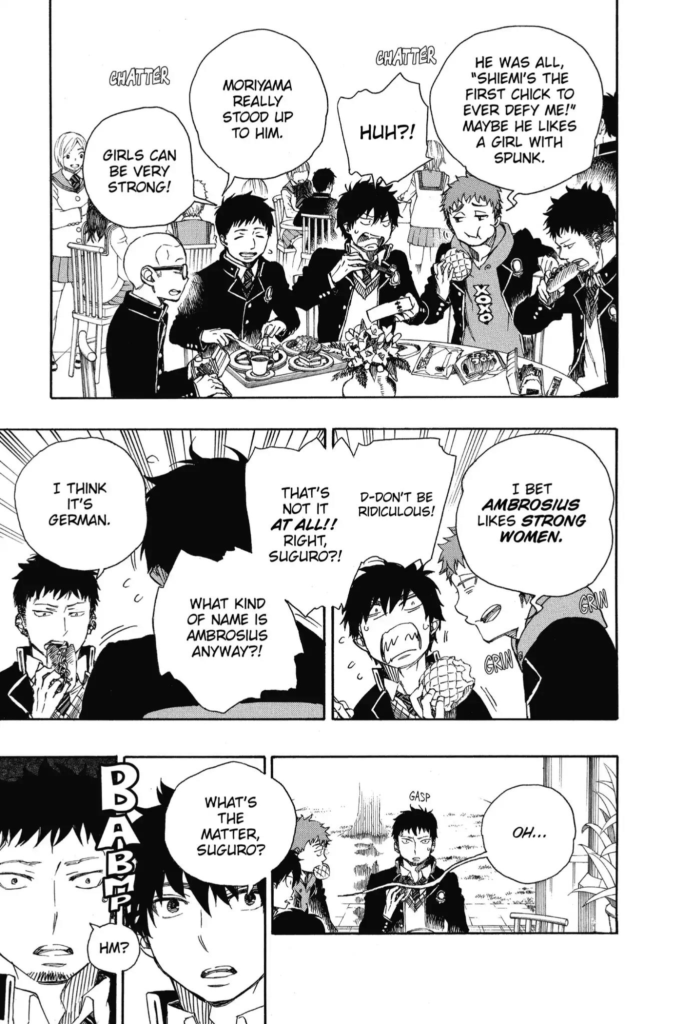 Ao no Exorcist Chapter 84 page 11 - Chapter 84: Foundation