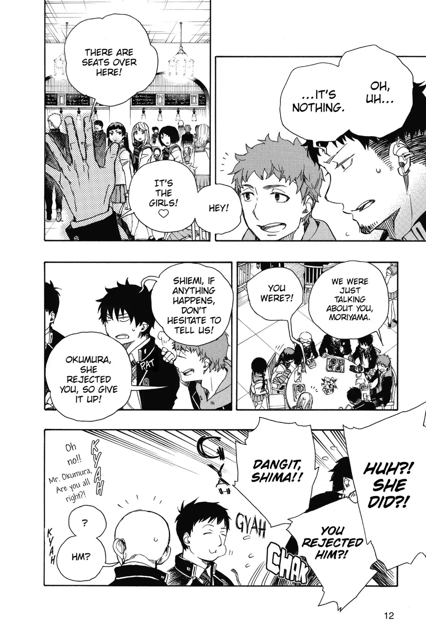 Ao no Exorcist Chapter 84 page 12 - Chapter 84: Foundation