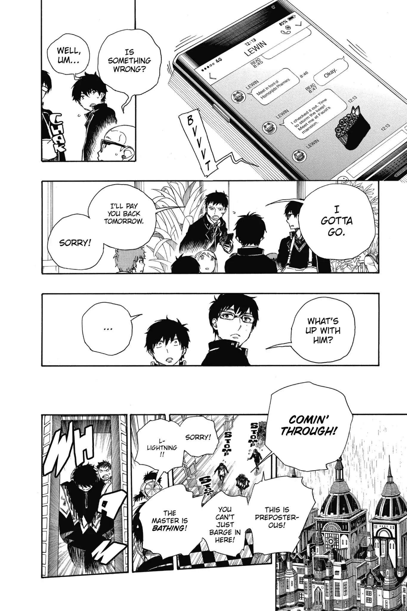 Ao no Exorcist Chapter 84 page 16 - Chapter 84: Foundation