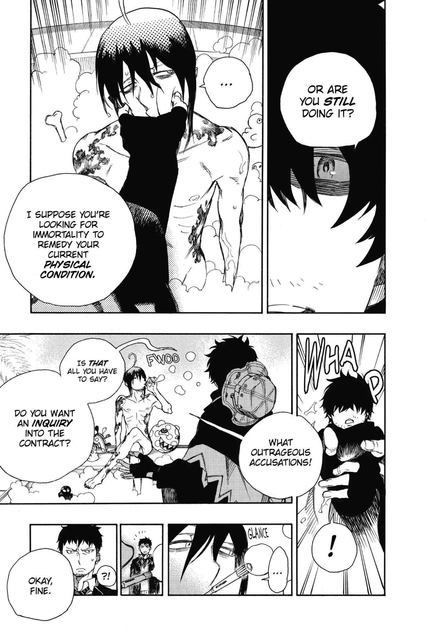 Ao no Exorcist Chapter 84 page 19 - Chapter 84: Foundation