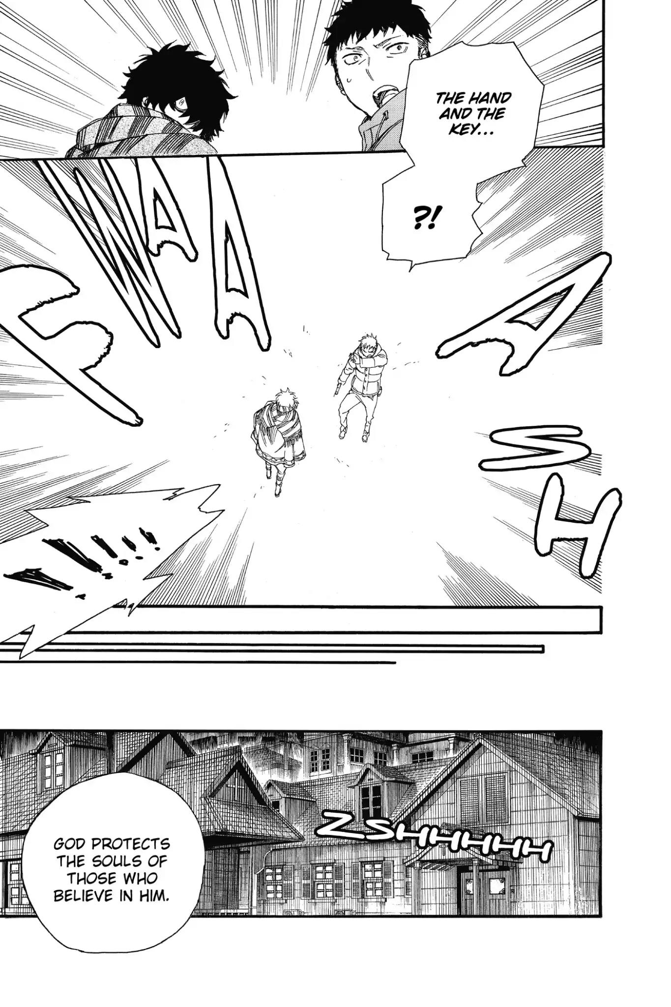 Ao no Exorcist Chapter 84 page 25 - Chapter 84: Foundation