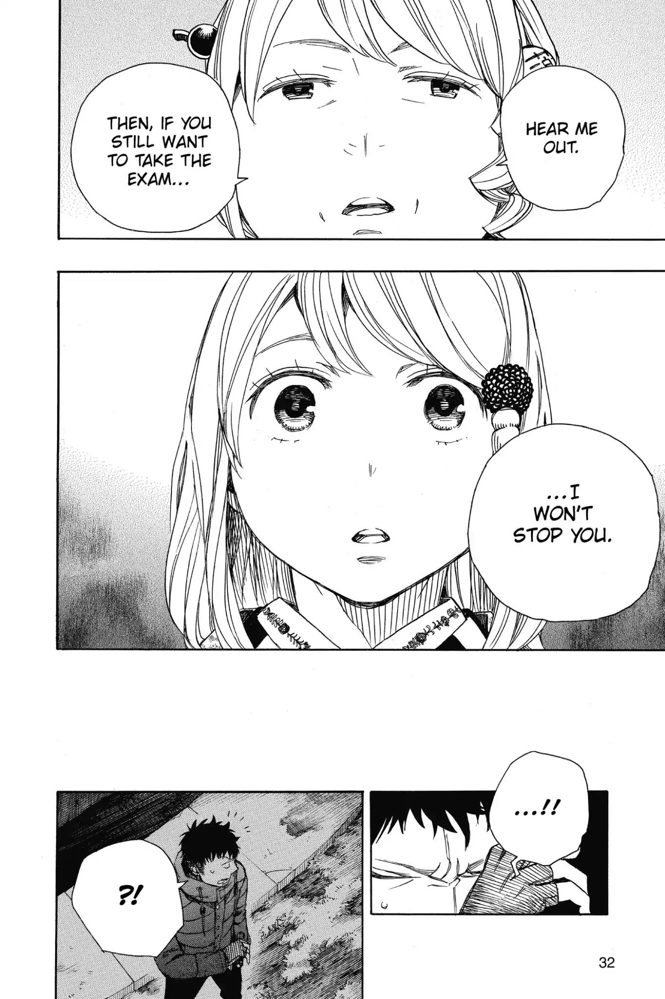 Ao no Exorcist Chapter 84 page 32 - Chapter 84: Foundation