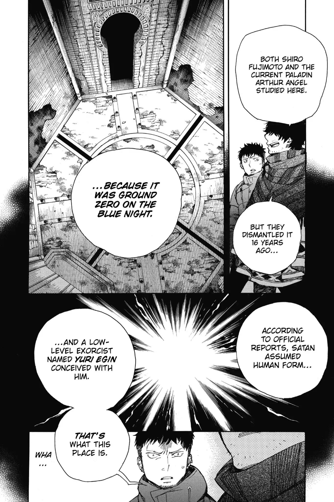 Ao no Exorcist Chapter 84 page 34 - Chapter 84: Foundation