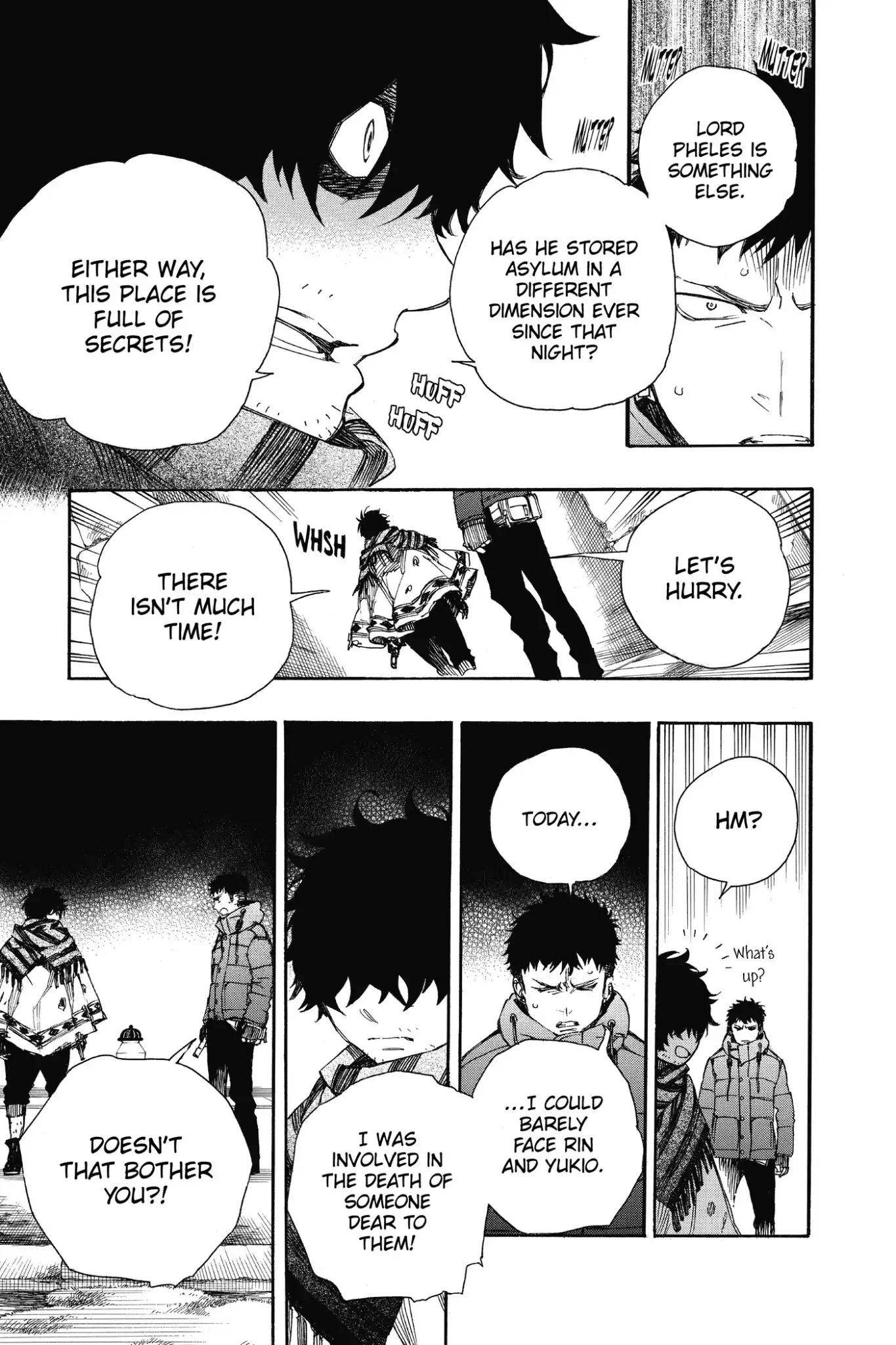 Ao no Exorcist Chapter 84 page 35 - Chapter 84: Foundation