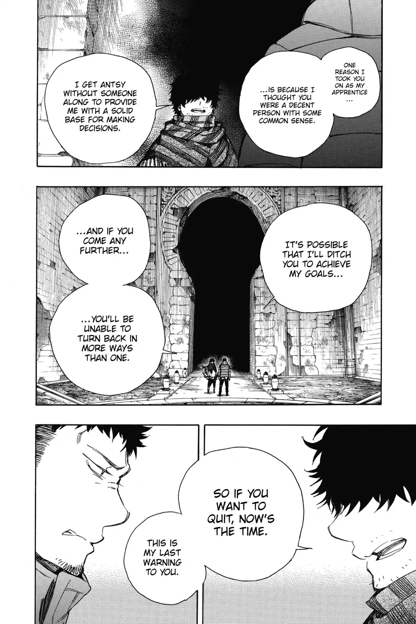 Ao no Exorcist Chapter 84 page 38 - Chapter 84: Foundation