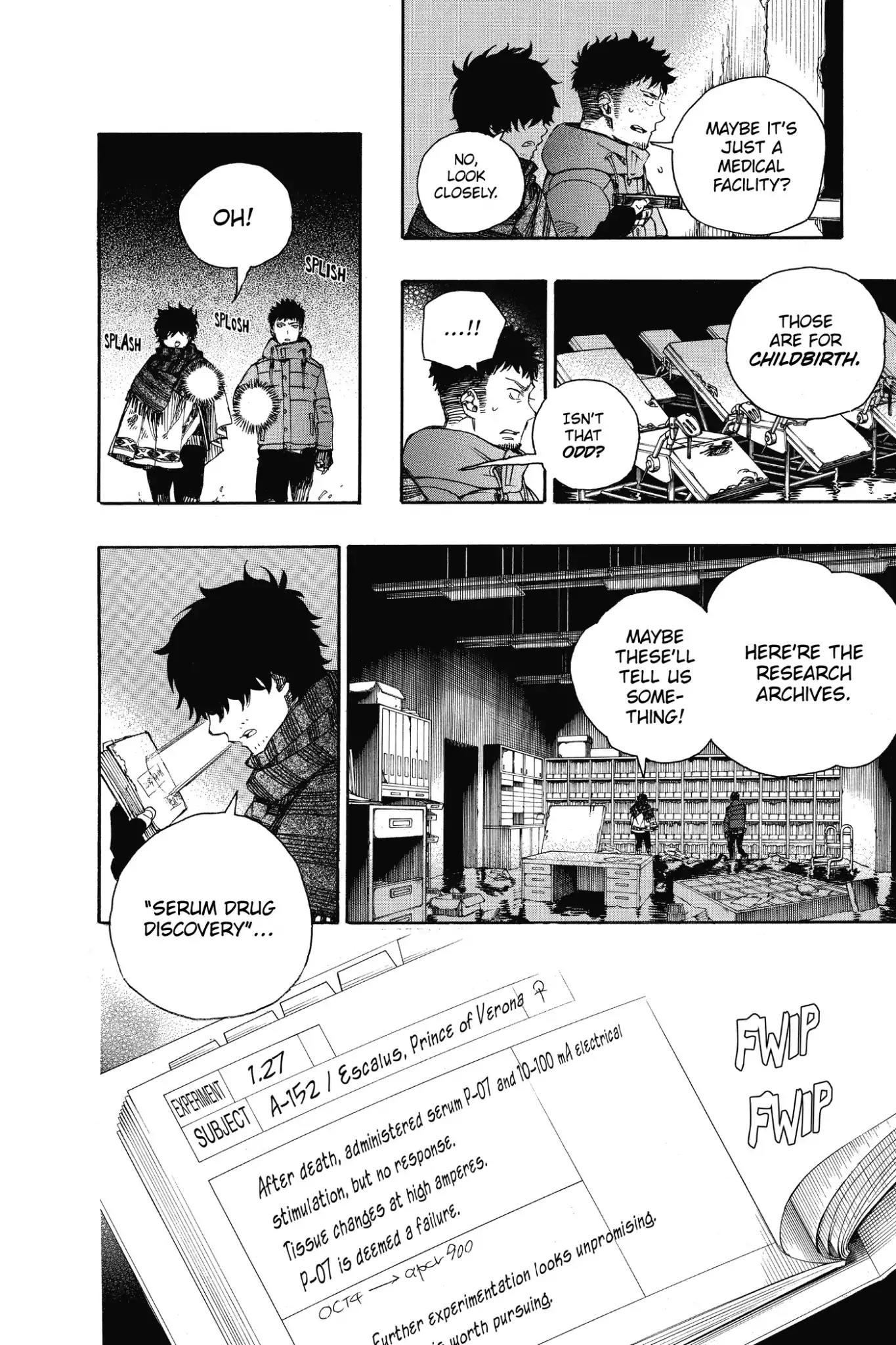 Ao no Exorcist Chapter 85 page 10 - Chapter 85: Variant Leaves
