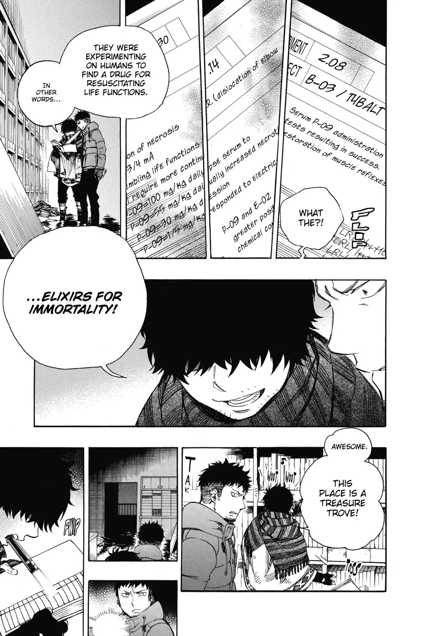 Ao no Exorcist Chapter 85 page 11 - Chapter 85: Variant Leaves