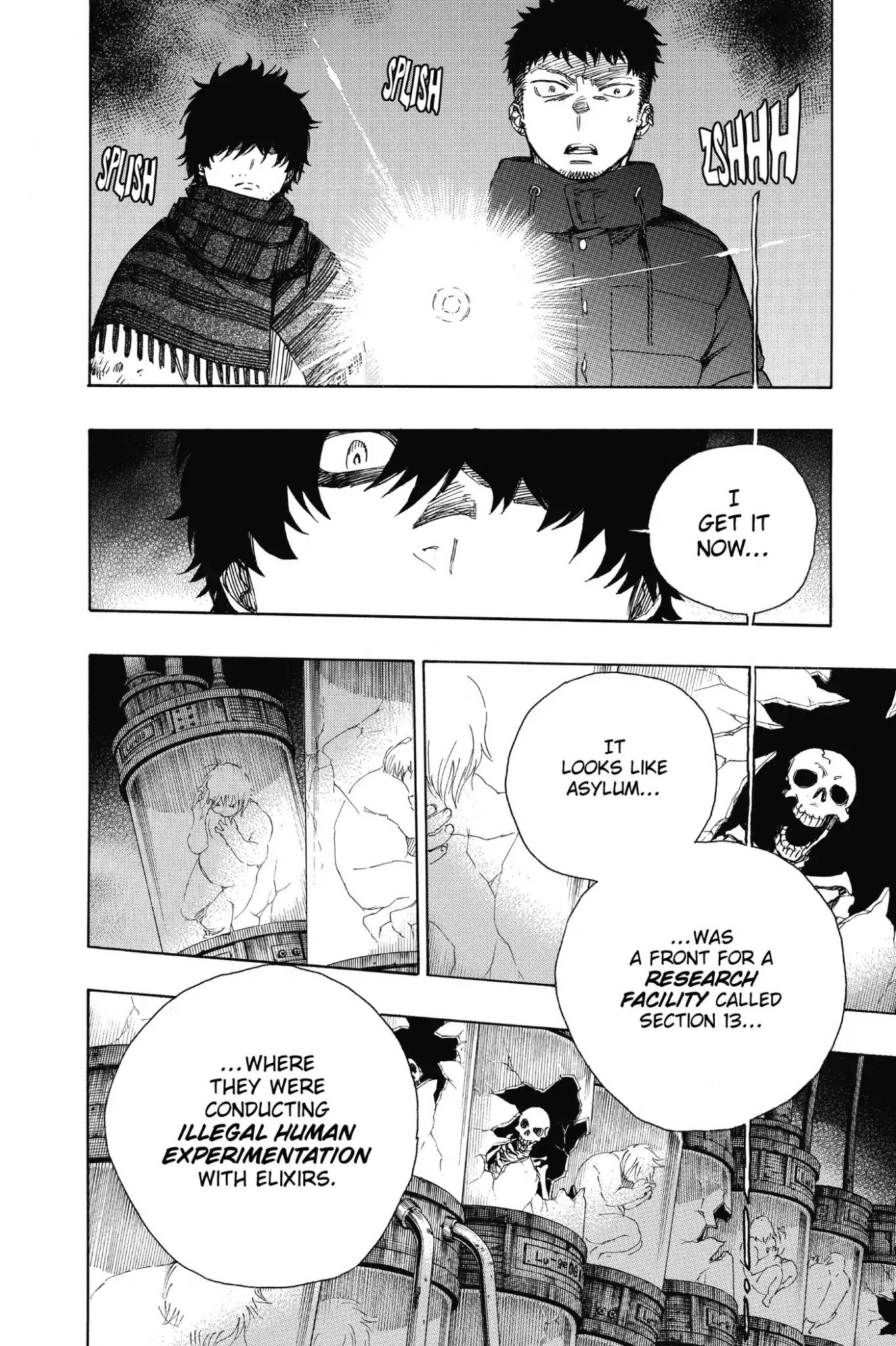Ao no Exorcist Chapter 85 page 14 - Chapter 85: Variant Leaves
