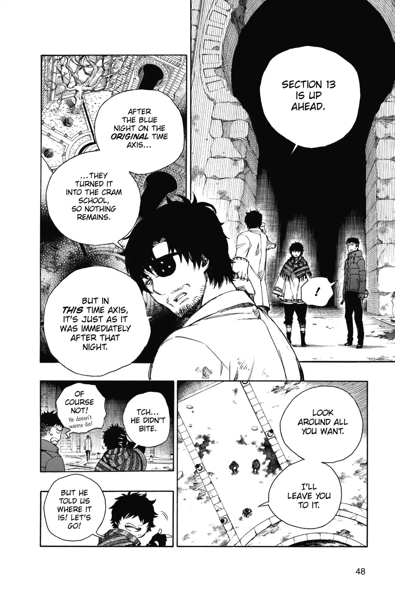 Ao no Exorcist Chapter 85 page 6 - Chapter 85: Variant Leaves