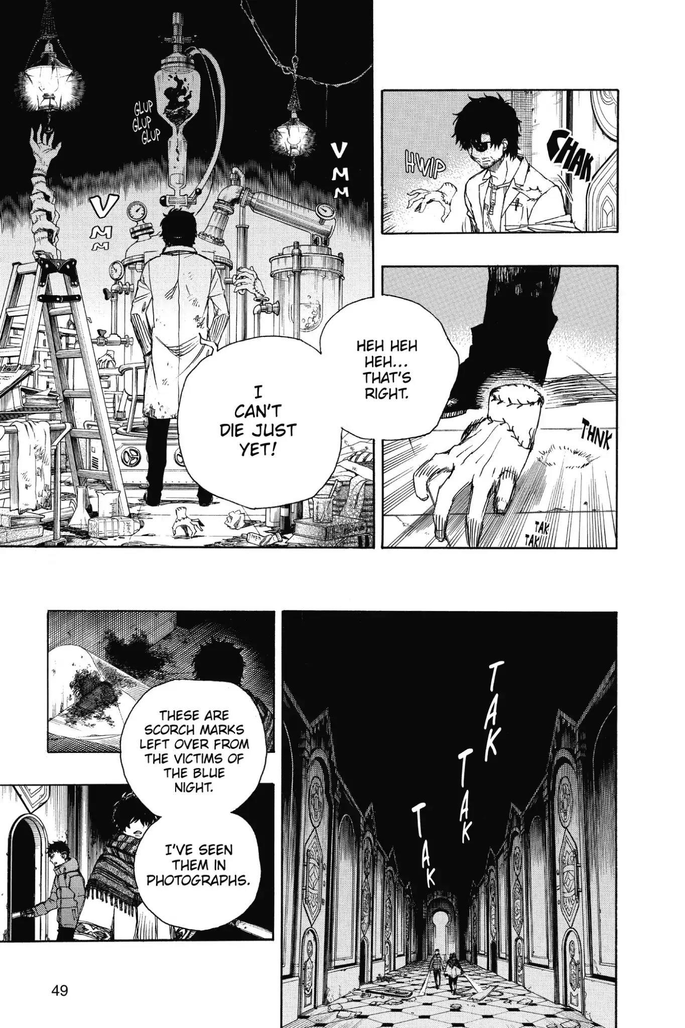 Ao no Exorcist Chapter 85 page 7 - Chapter 85: Variant Leaves