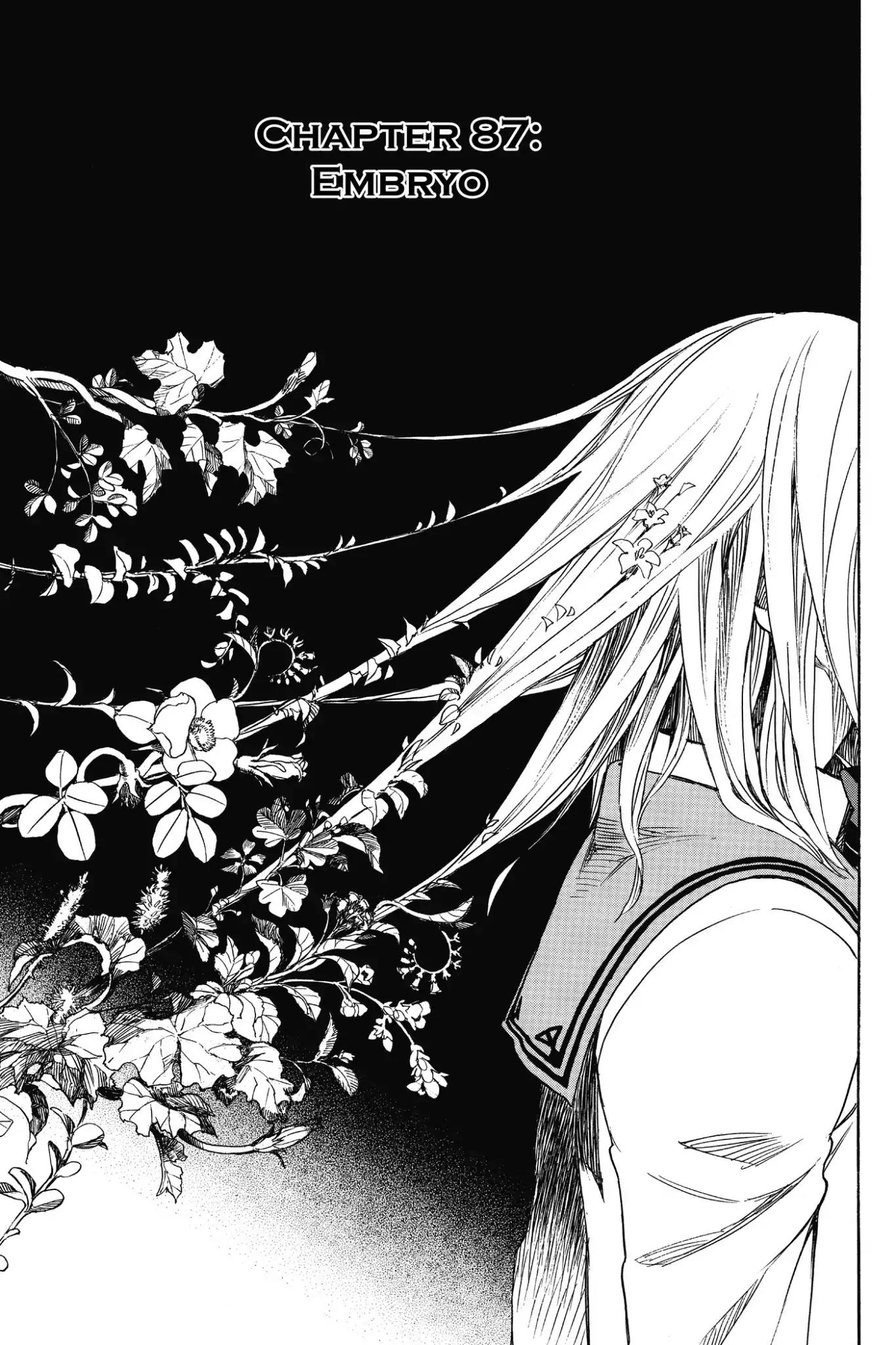 Ao no Exorcist Chapter 87 page 1 - Chapter 87: Embryo