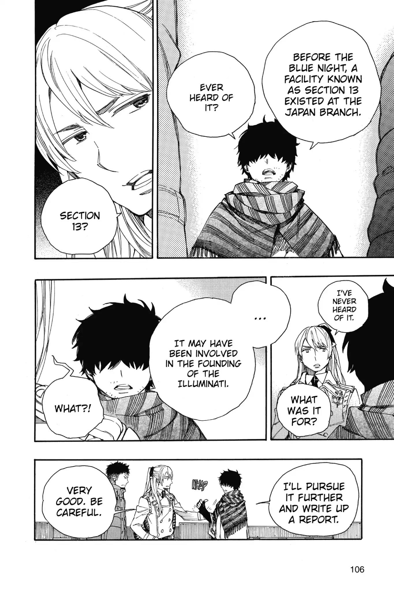 Ao no Exorcist Chapter 87 page 12 - Chapter 87: Embryo