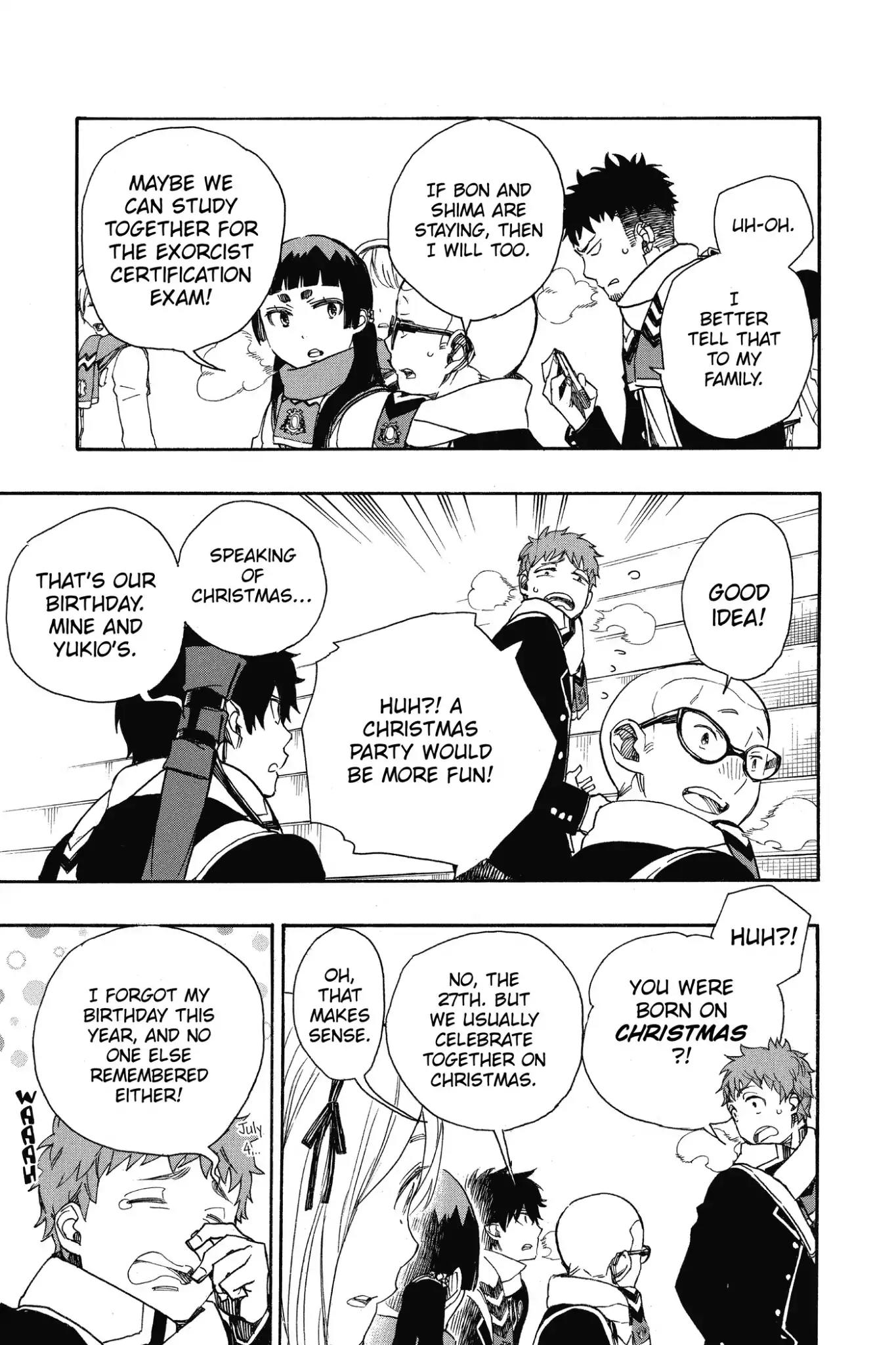 Ao no Exorcist Chapter 87 page 28 - Chapter 87: Embryo