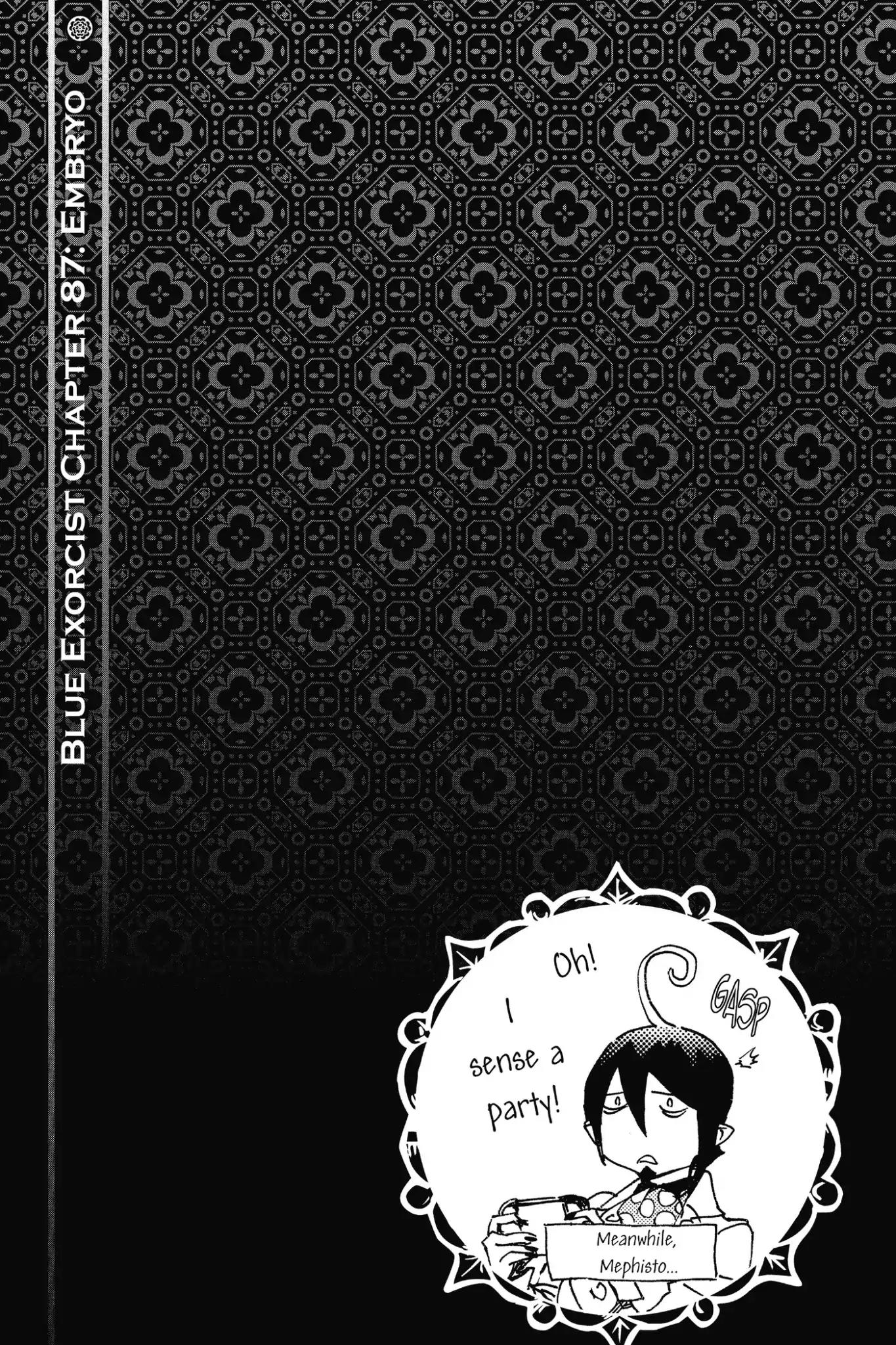 Ao no Exorcist Chapter 87 page 35 - Chapter 87: Embryo
