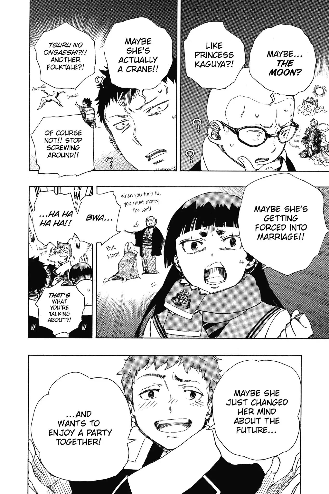 Ao no Exorcist Chapter 88 page 10 - Chapter 88: Happy (Merry Xmas) Birthday Eve!