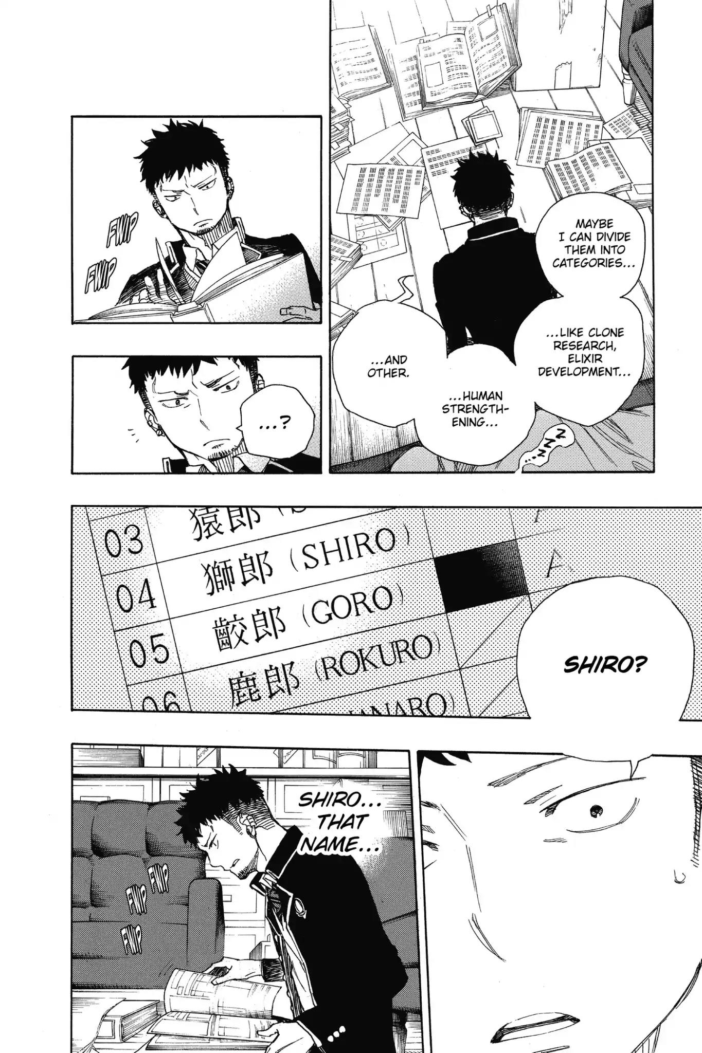 Ao no Exorcist Chapter 88 page 20 - Chapter 88: Happy (Merry Xmas) Birthday Eve!