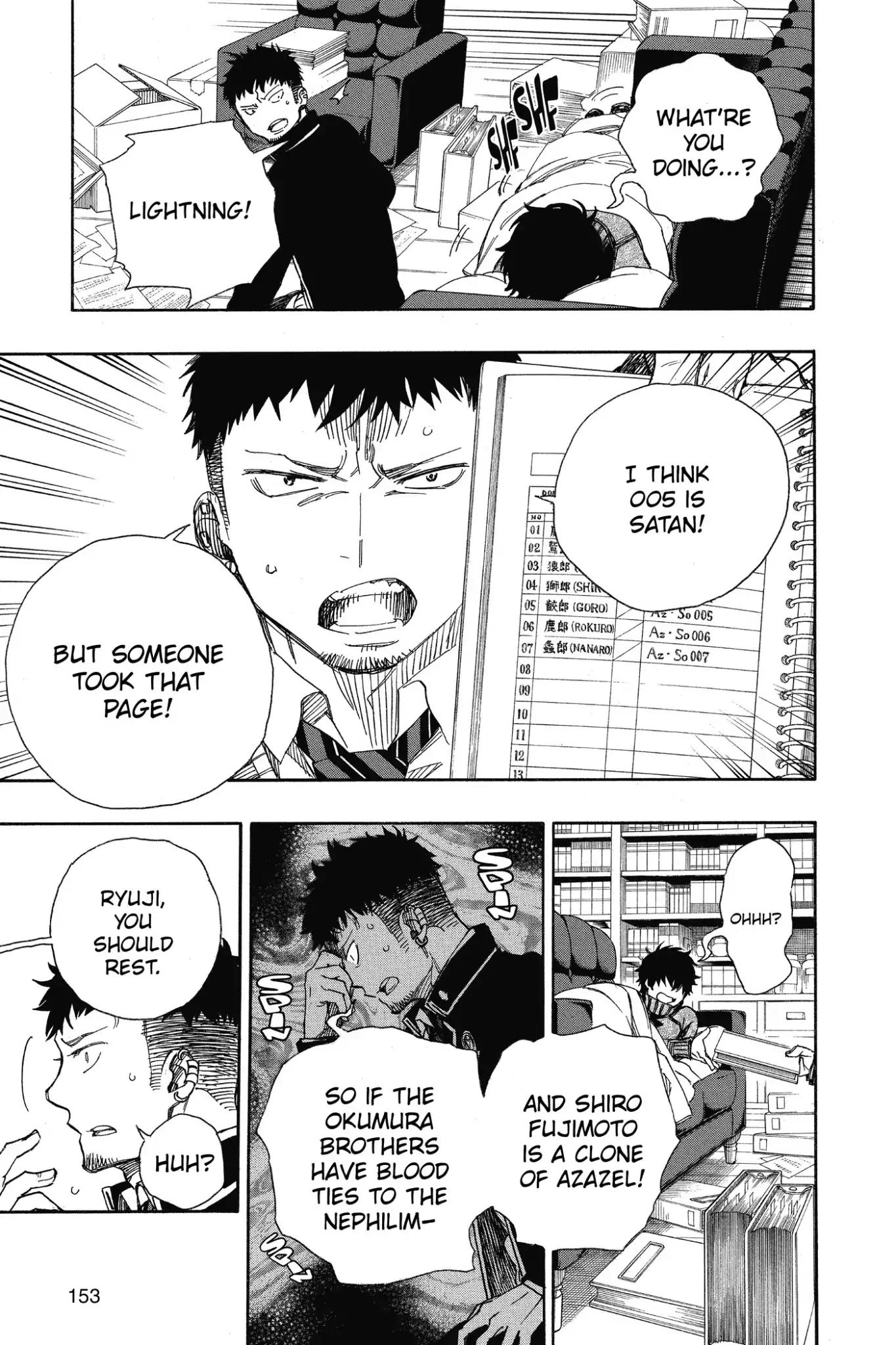 Ao no Exorcist Chapter 88 page 23 - Chapter 88: Happy (Merry Xmas) Birthday Eve!
