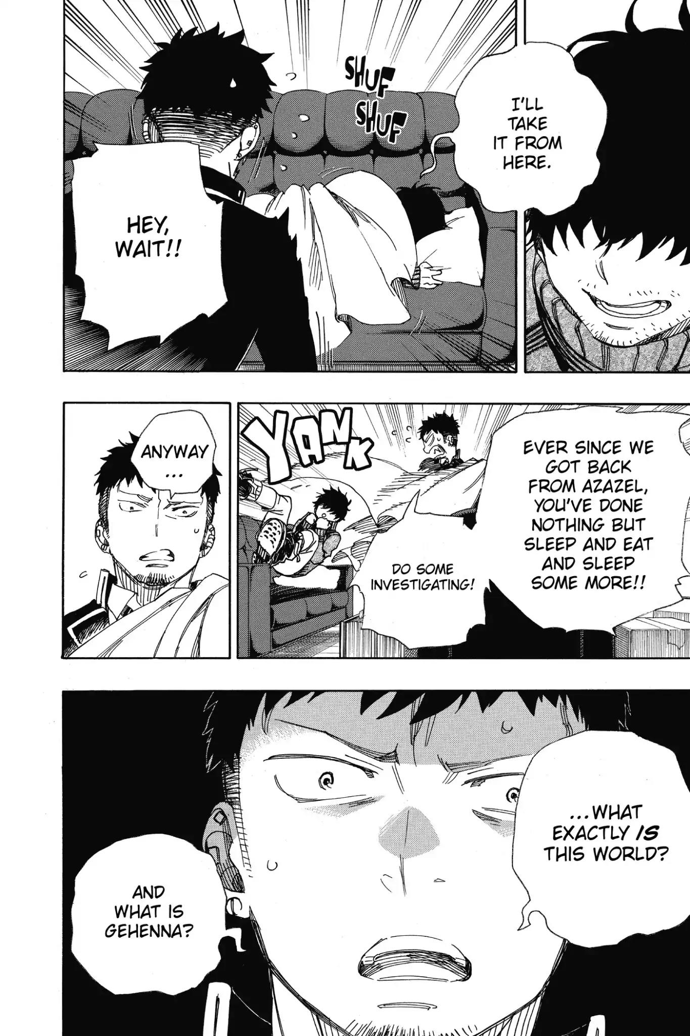 Ao no Exorcist Chapter 88 page 24 - Chapter 88: Happy (Merry Xmas) Birthday Eve!