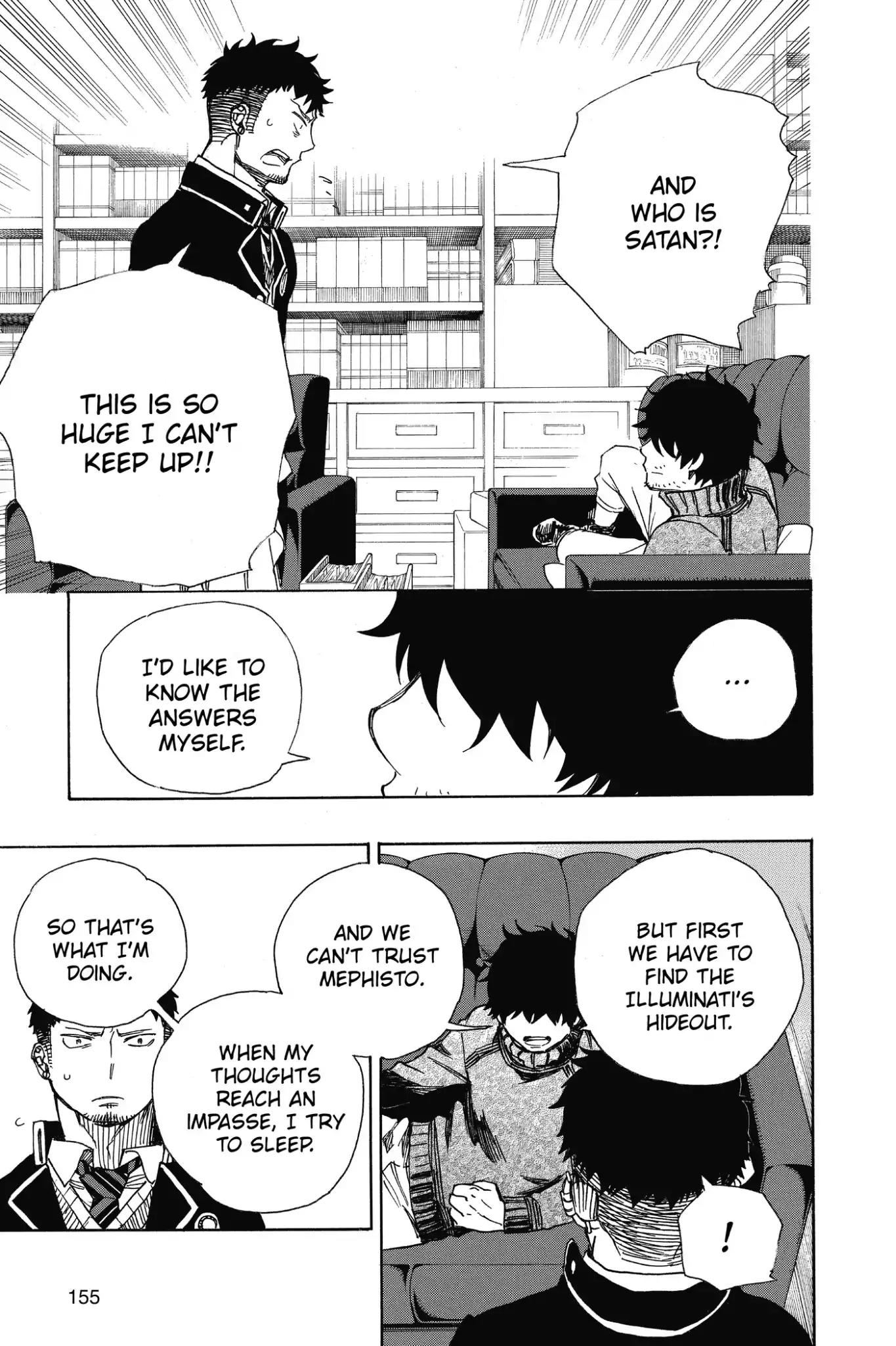 Ao no Exorcist Chapter 88 page 25 - Chapter 88: Happy (Merry Xmas) Birthday Eve!