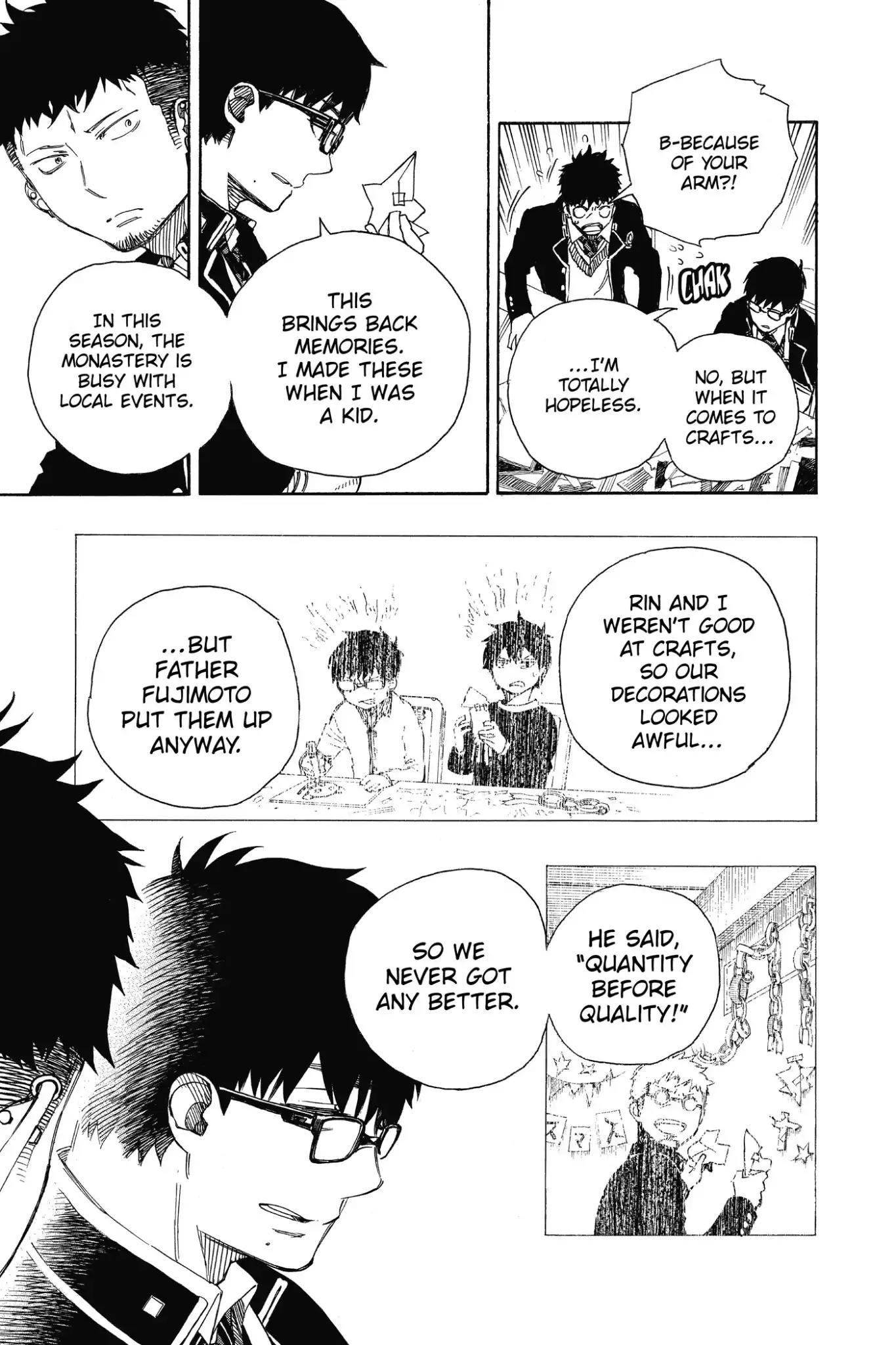 Ao no Exorcist Chapter 88 page 31 - Chapter 88: Happy (Merry Xmas) Birthday Eve!