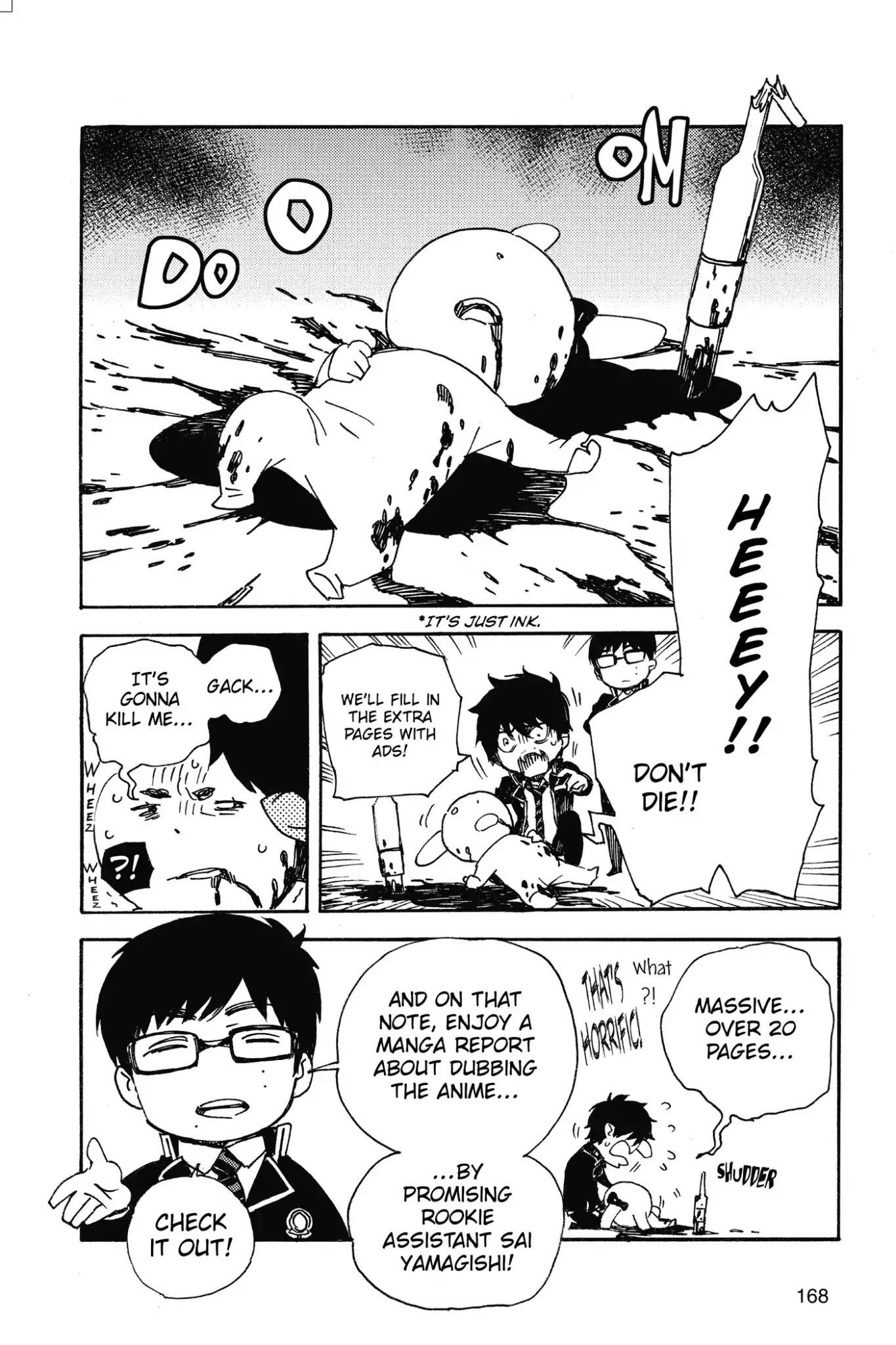 Ao no Exorcist Chapter 88 page 38 - Chapter 88: Happy (Merry Xmas) Birthday Eve!