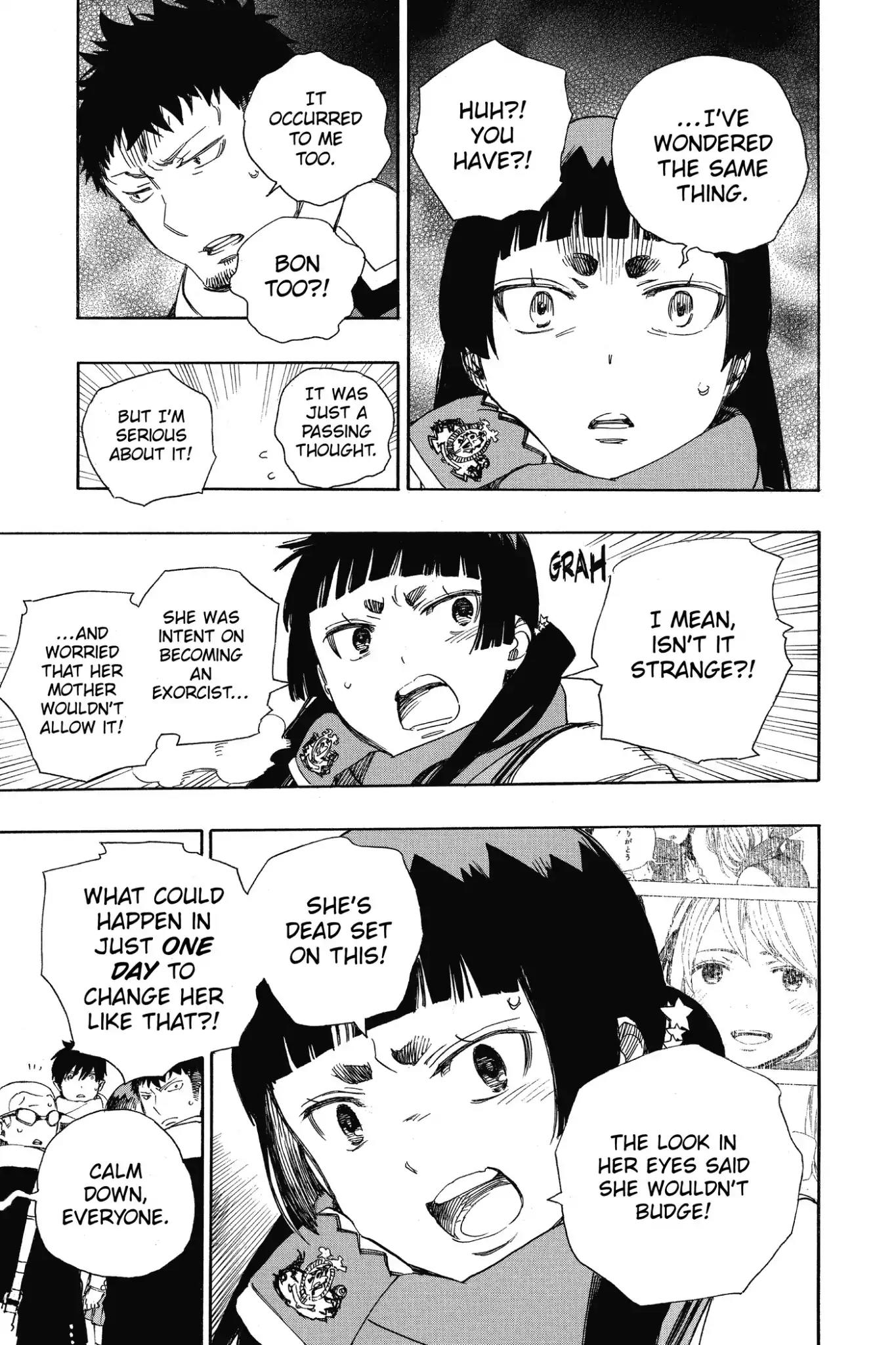 Ao no Exorcist Chapter 88 page 5 - Chapter 88: Happy (Merry Xmas) Birthday Eve!