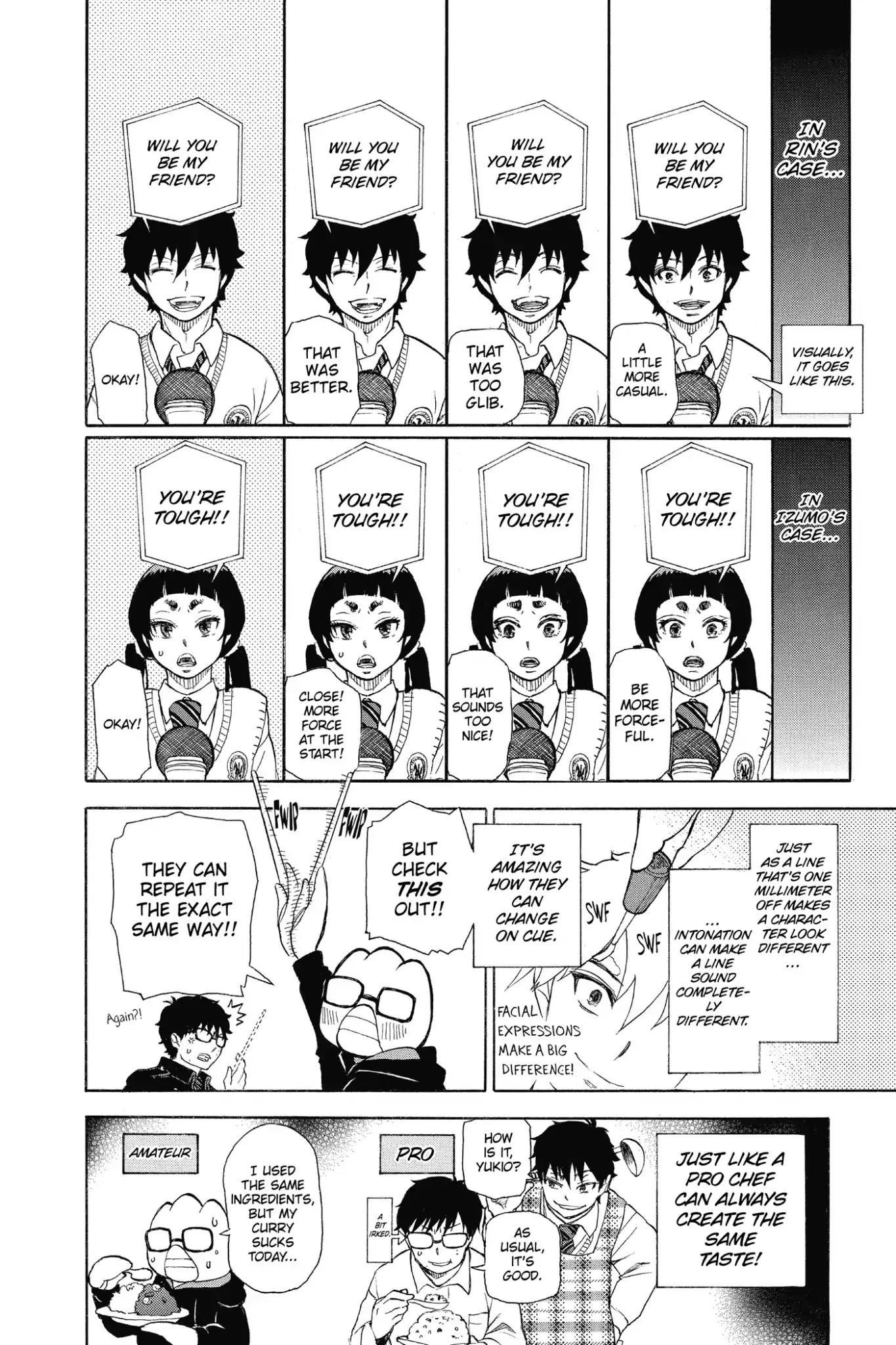 Ao no Exorcist Chapter 88 page 54 - Chapter 88: Happy (Merry Xmas) Birthday Eve!