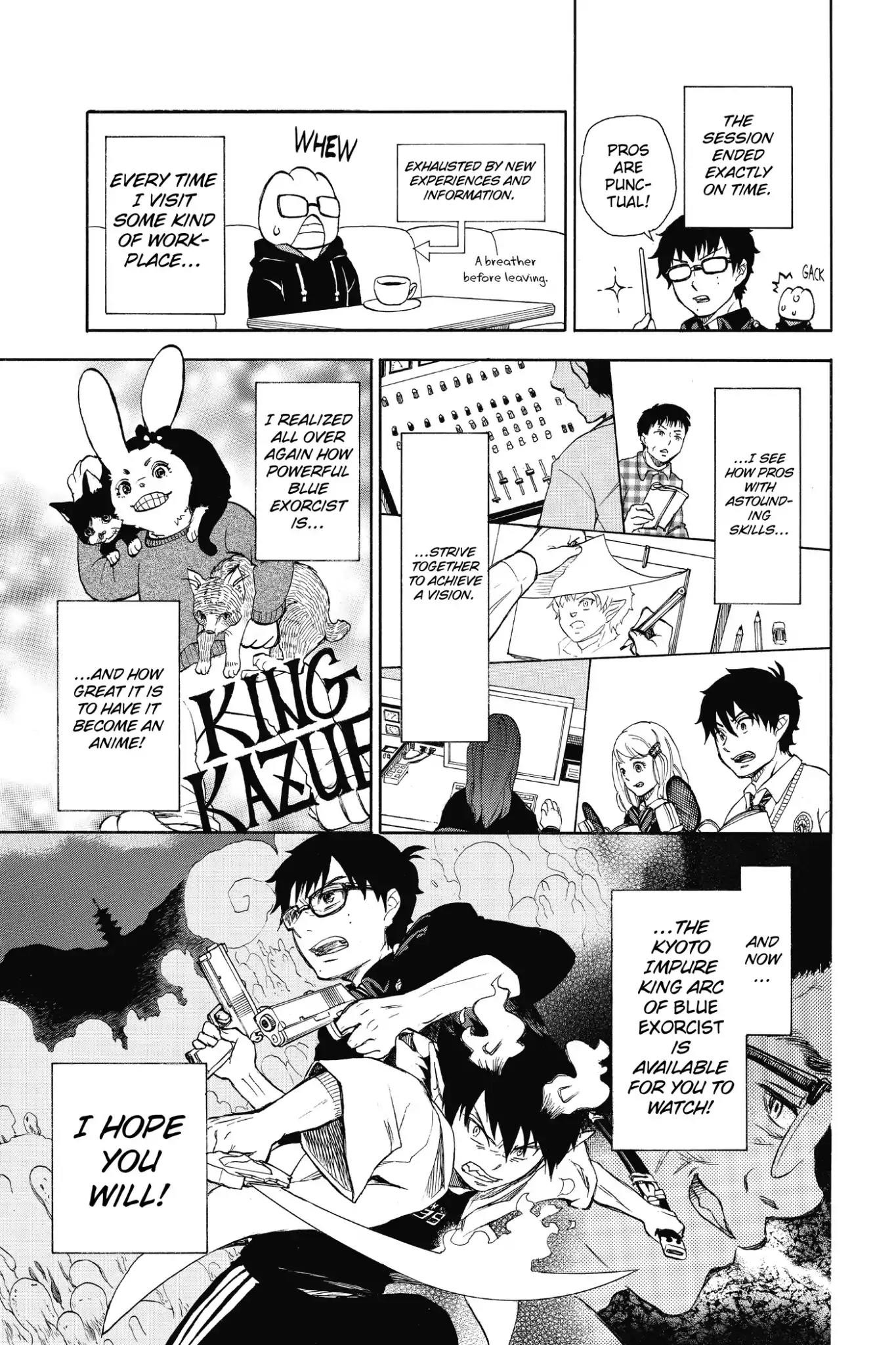 Ao no Exorcist Chapter 88 page 57 - Chapter 88: Happy (Merry Xmas) Birthday Eve!