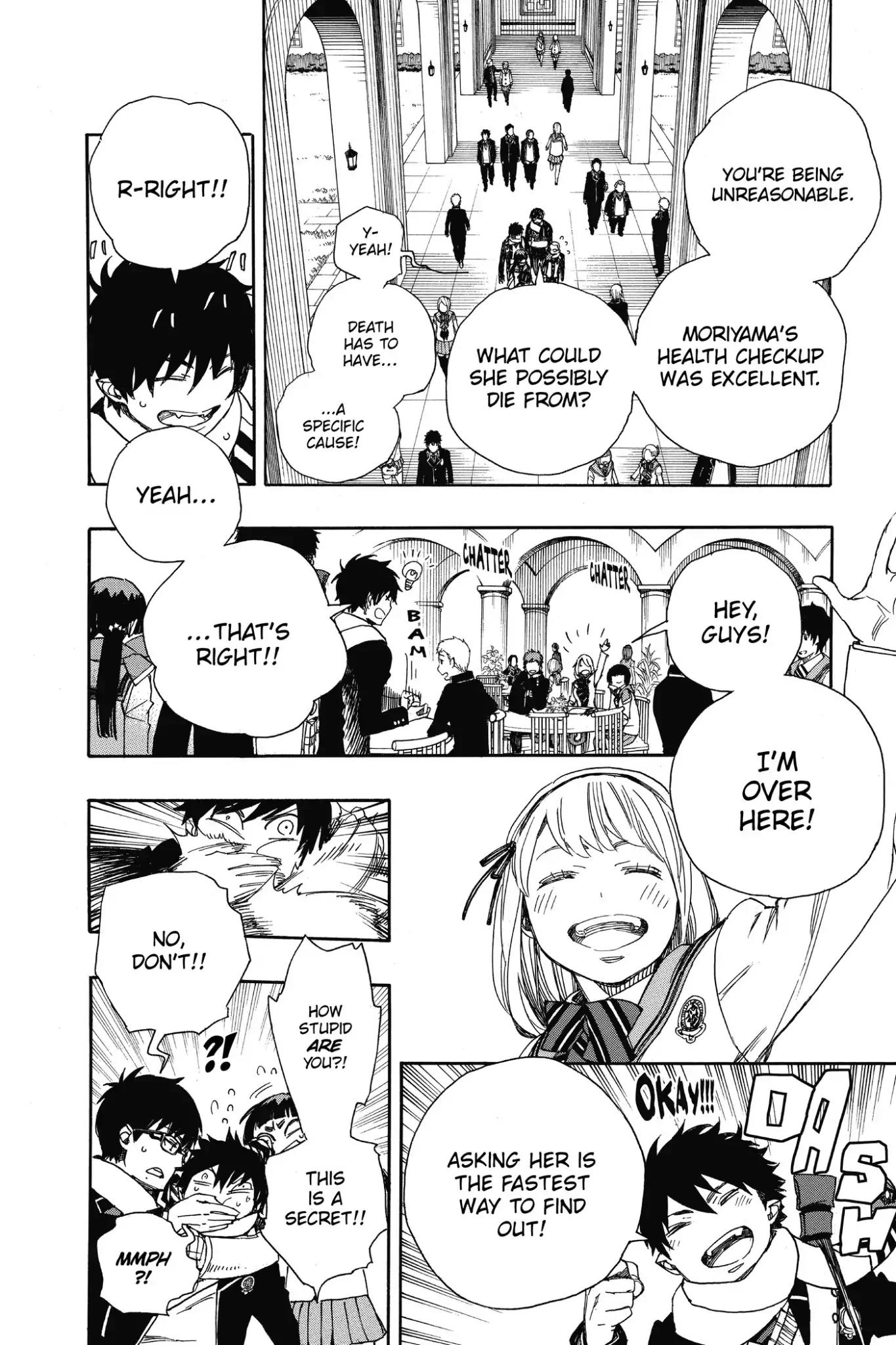 Ao no Exorcist Chapter 88 page 6 - Chapter 88: Happy (Merry Xmas) Birthday Eve!