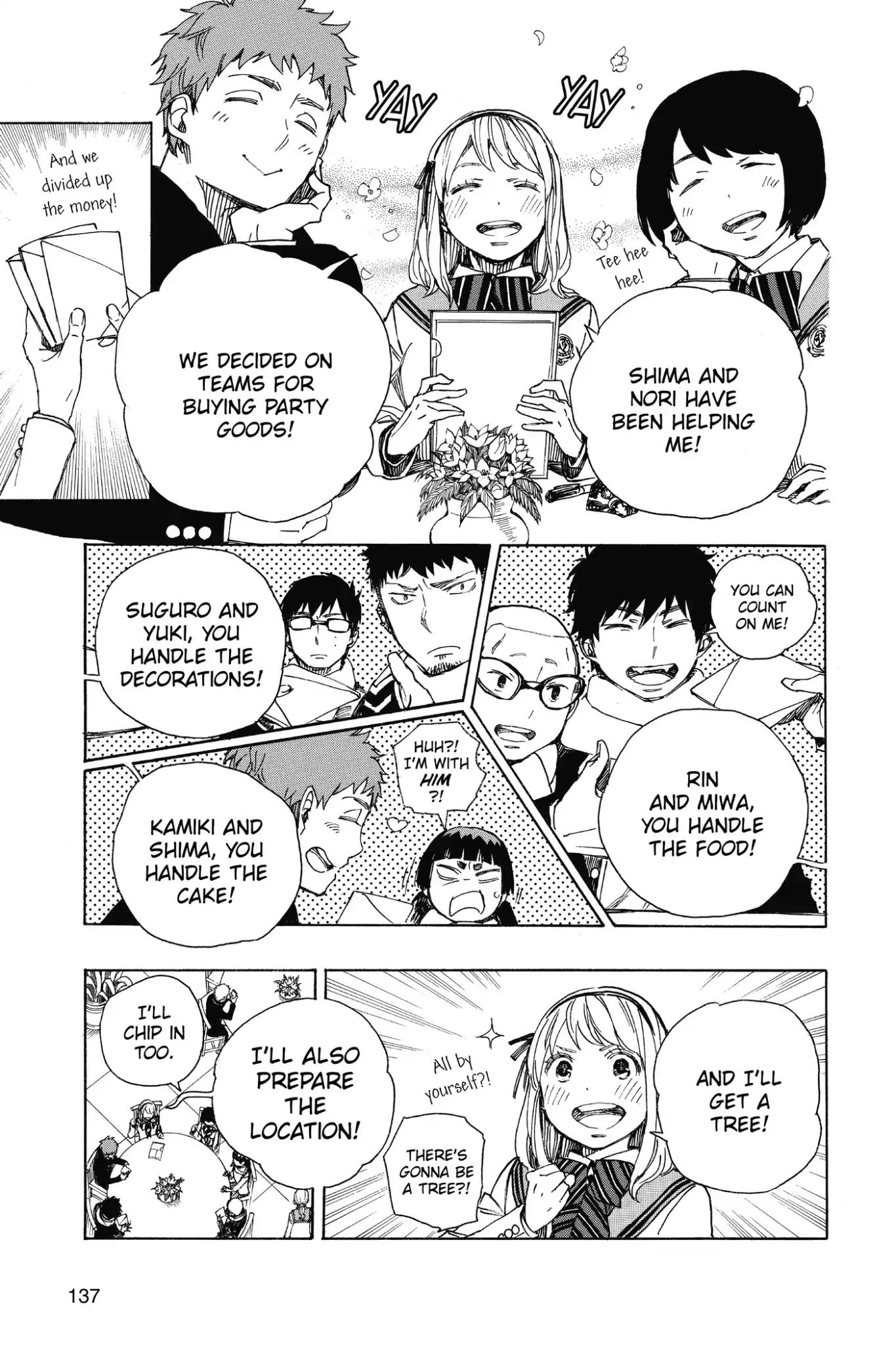 Ao no Exorcist Chapter 88 page 7 - Chapter 88: Happy (Merry Xmas) Birthday Eve!