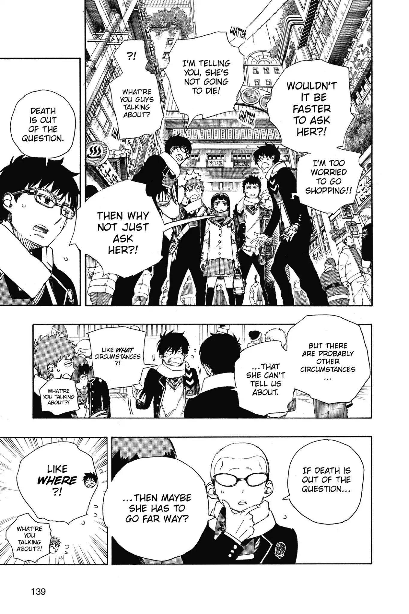 Ao no Exorcist Chapter 88 page 9 - Chapter 88: Happy (Merry Xmas) Birthday Eve!