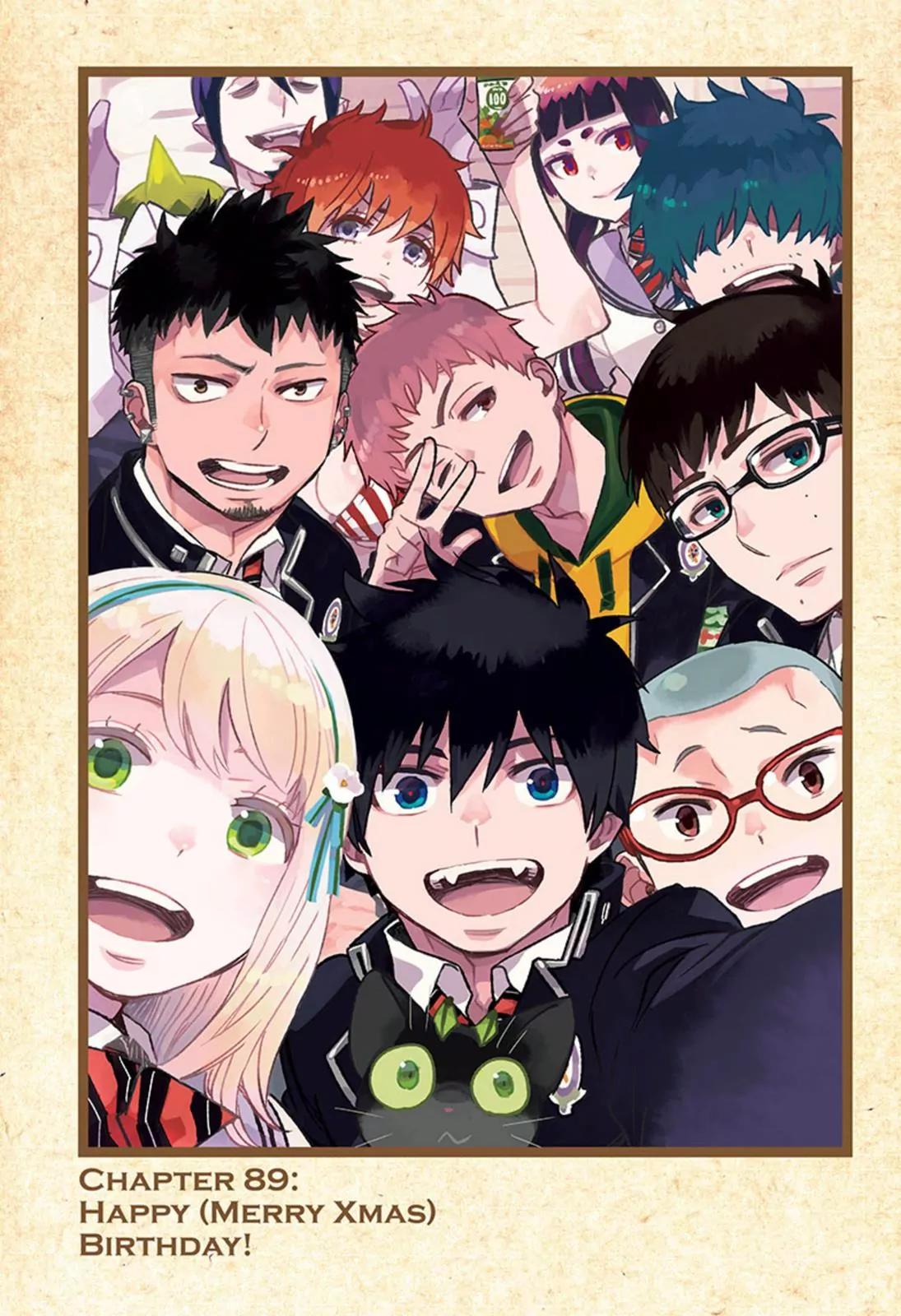 Ao no Exorcist Chapter 89 page 1 - Chapter 89: Happy (Merry X-mas) Birthday!