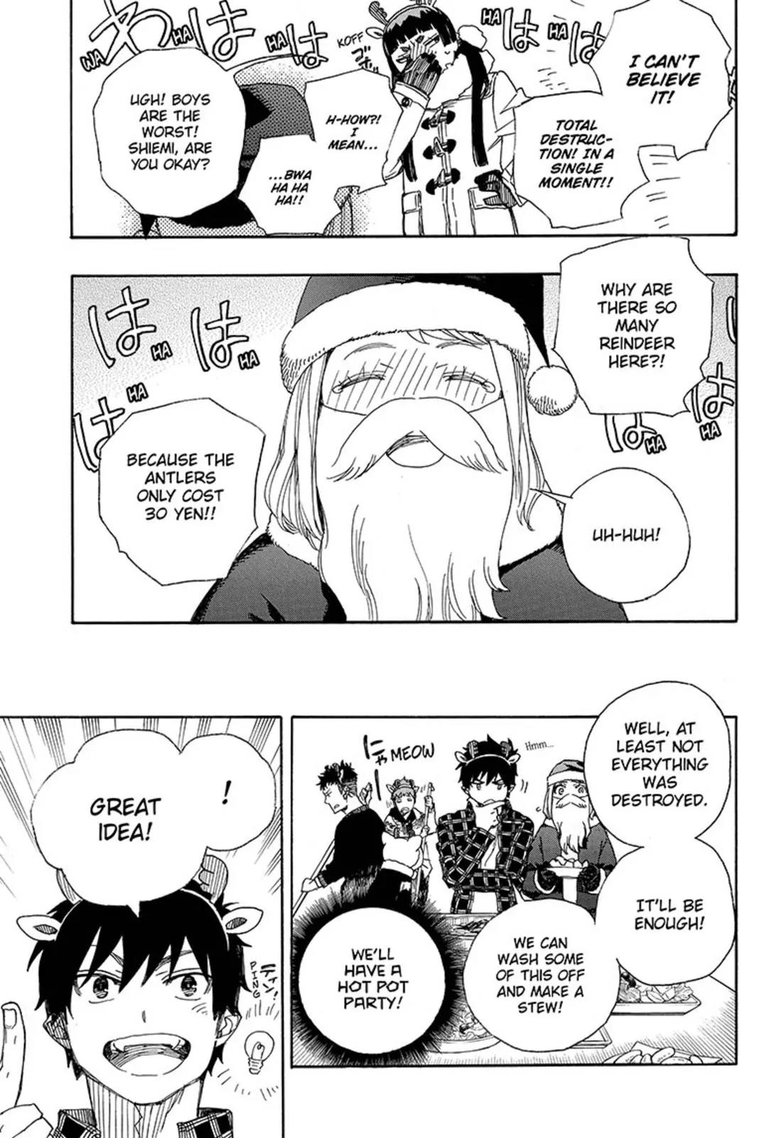 Ao no Exorcist Chapter 89 page 11 - Chapter 89: Happy (Merry X-mas) Birthday!
