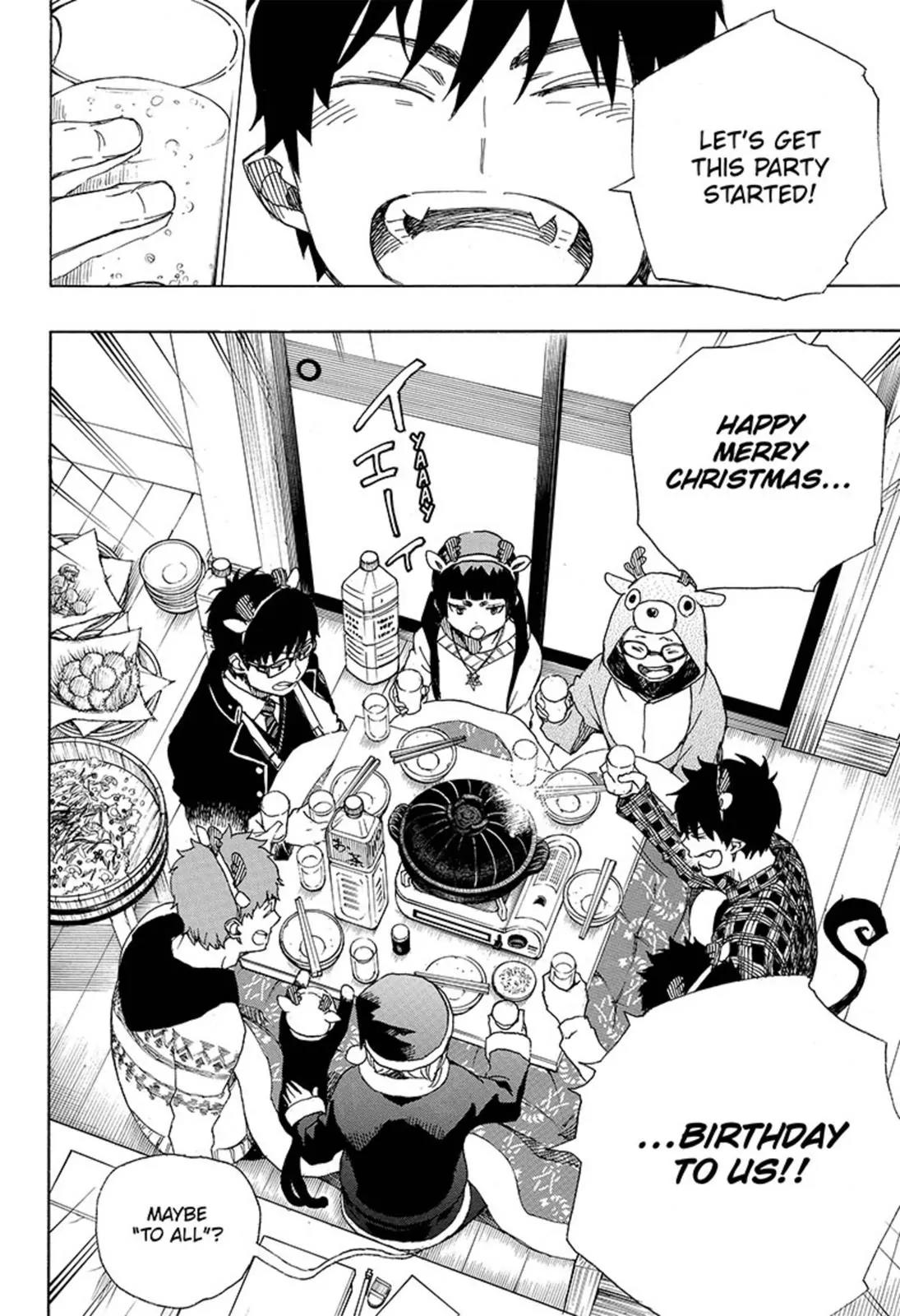 Ao no Exorcist Chapter 89 page 12 - Chapter 89: Happy (Merry X-mas) Birthday!