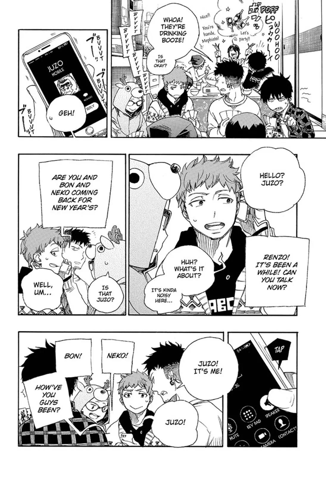 Ao no Exorcist Chapter 89 page 14 - Chapter 89: Happy (Merry X-mas) Birthday!