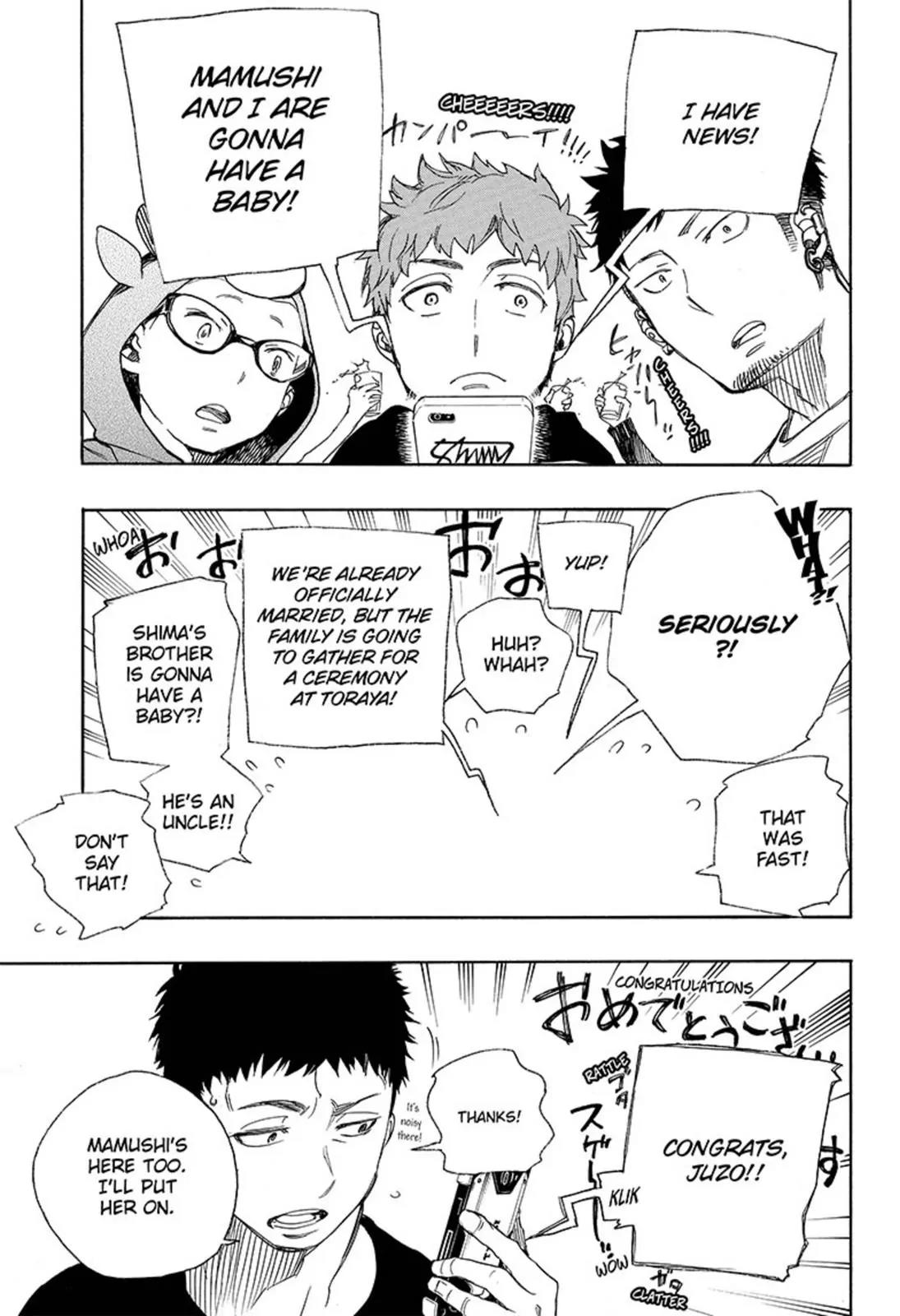 Ao no Exorcist Chapter 89 page 15 - Chapter 89: Happy (Merry X-mas) Birthday!