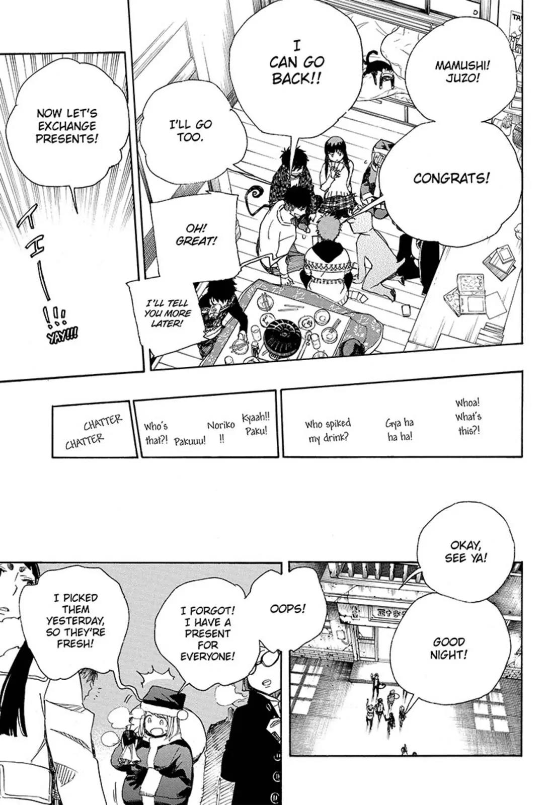 Ao no Exorcist Chapter 89 page 17 - Chapter 89: Happy (Merry X-mas) Birthday!