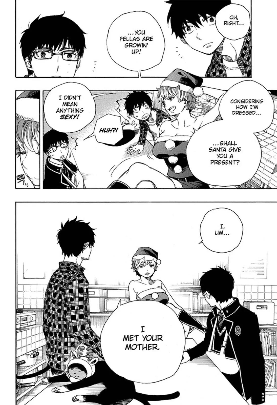 Ao no Exorcist Chapter 89 page 22 - Chapter 89: Happy (Merry X-mas) Birthday!