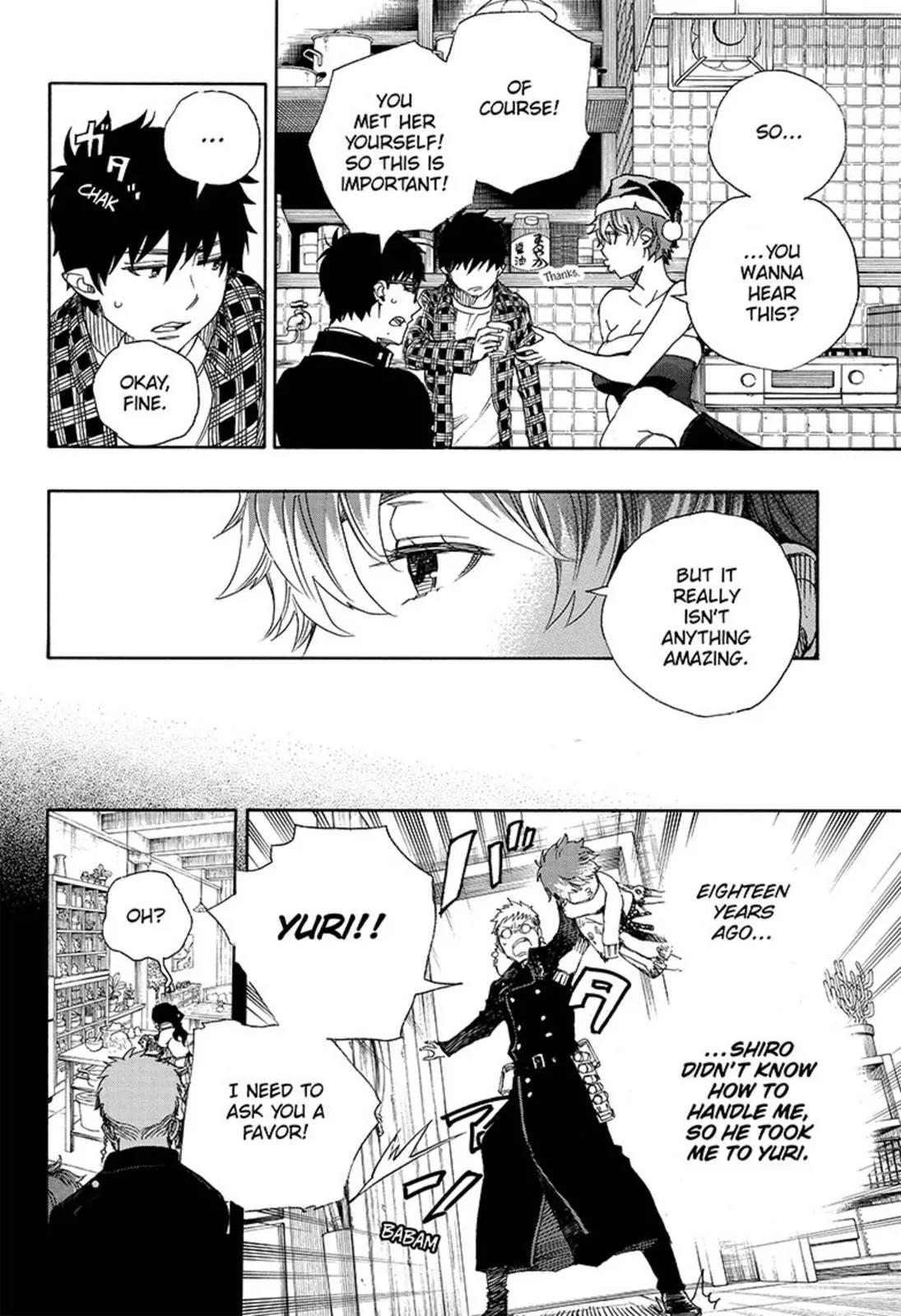 Ao no Exorcist Chapter 89 page 24 - Chapter 89: Happy (Merry X-mas) Birthday!