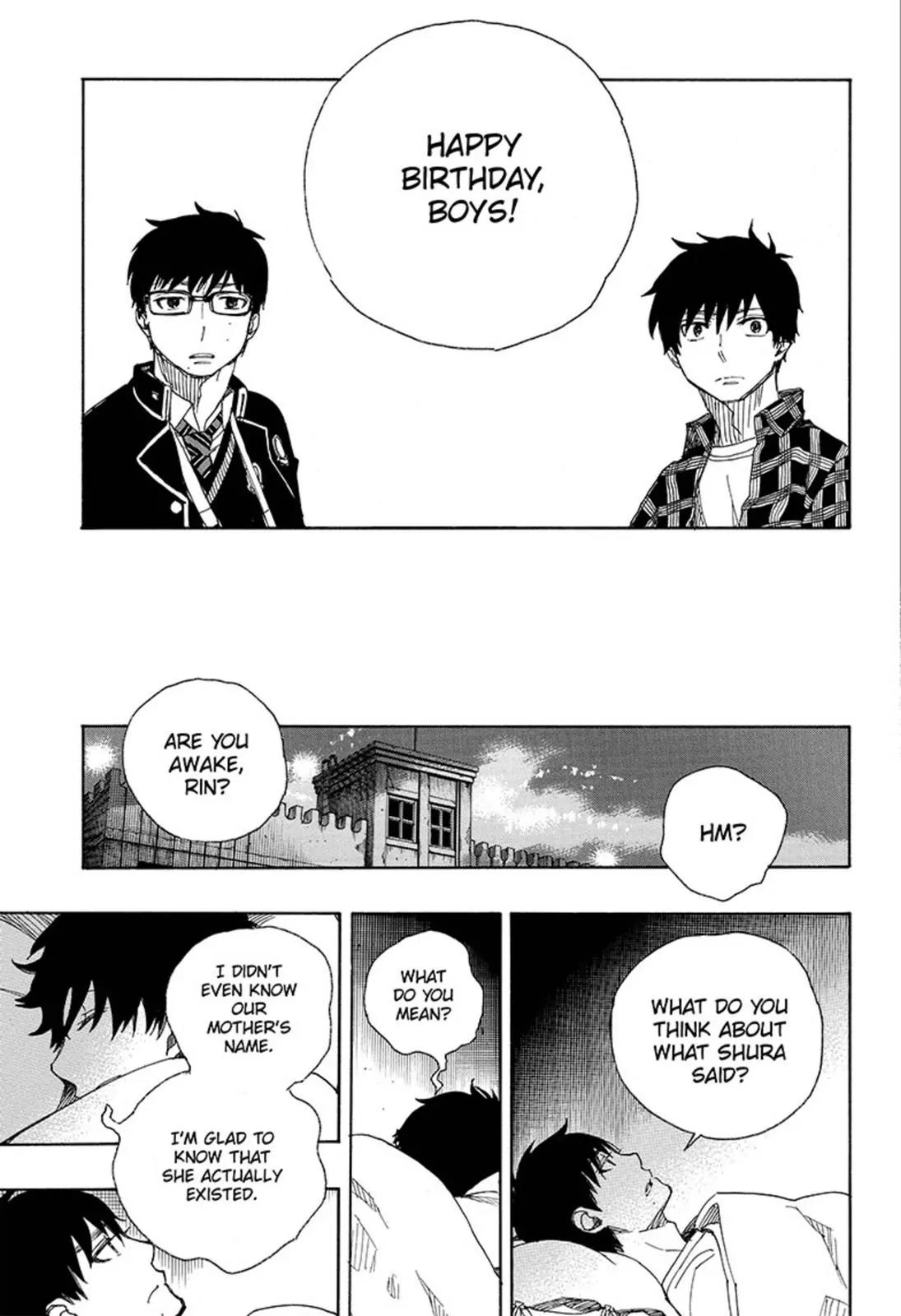Ao no Exorcist Chapter 89 page 31 - Chapter 89: Happy (Merry X-mas) Birthday!