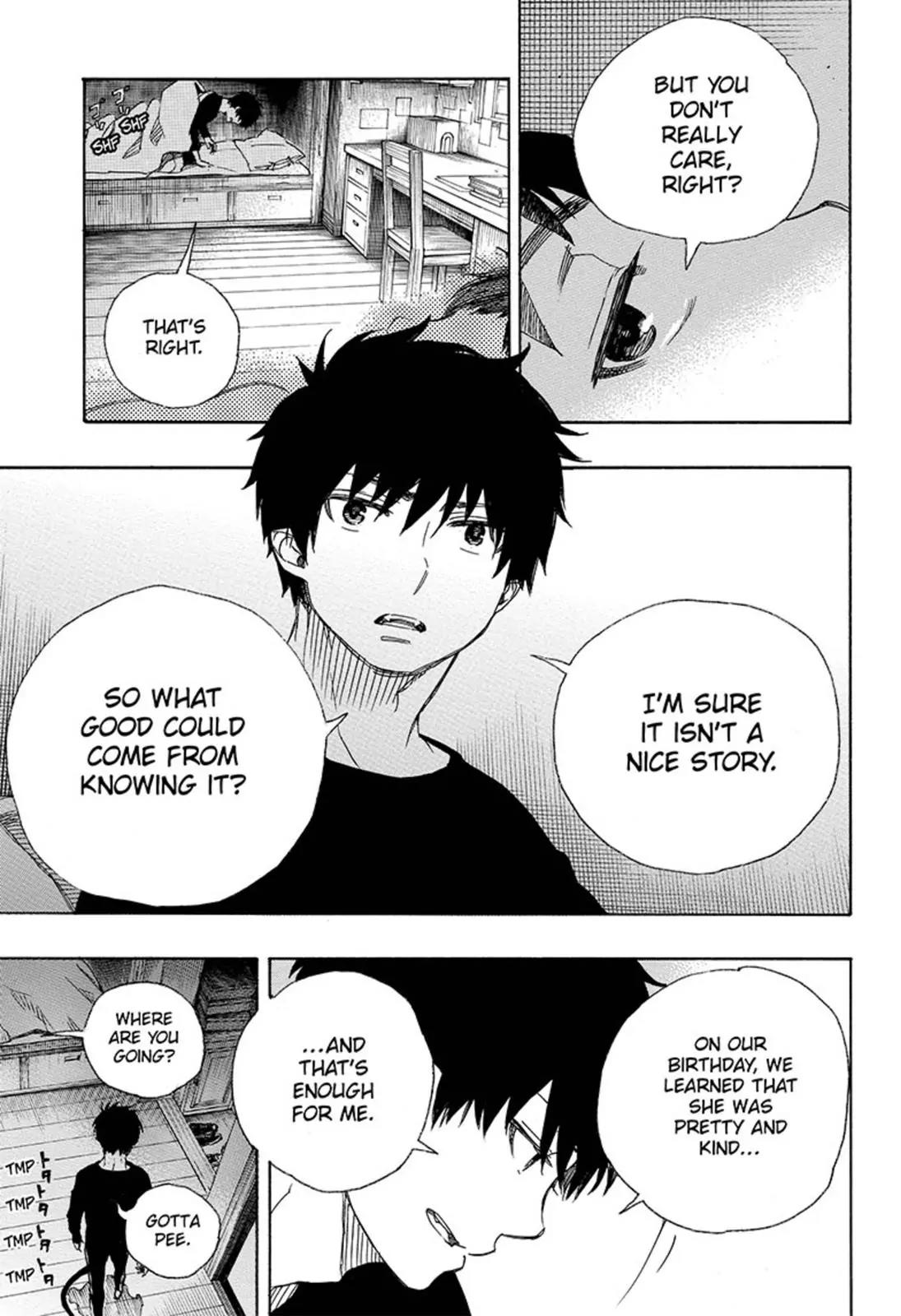Ao no Exorcist Chapter 89 page 33 - Chapter 89: Happy (Merry X-mas) Birthday!