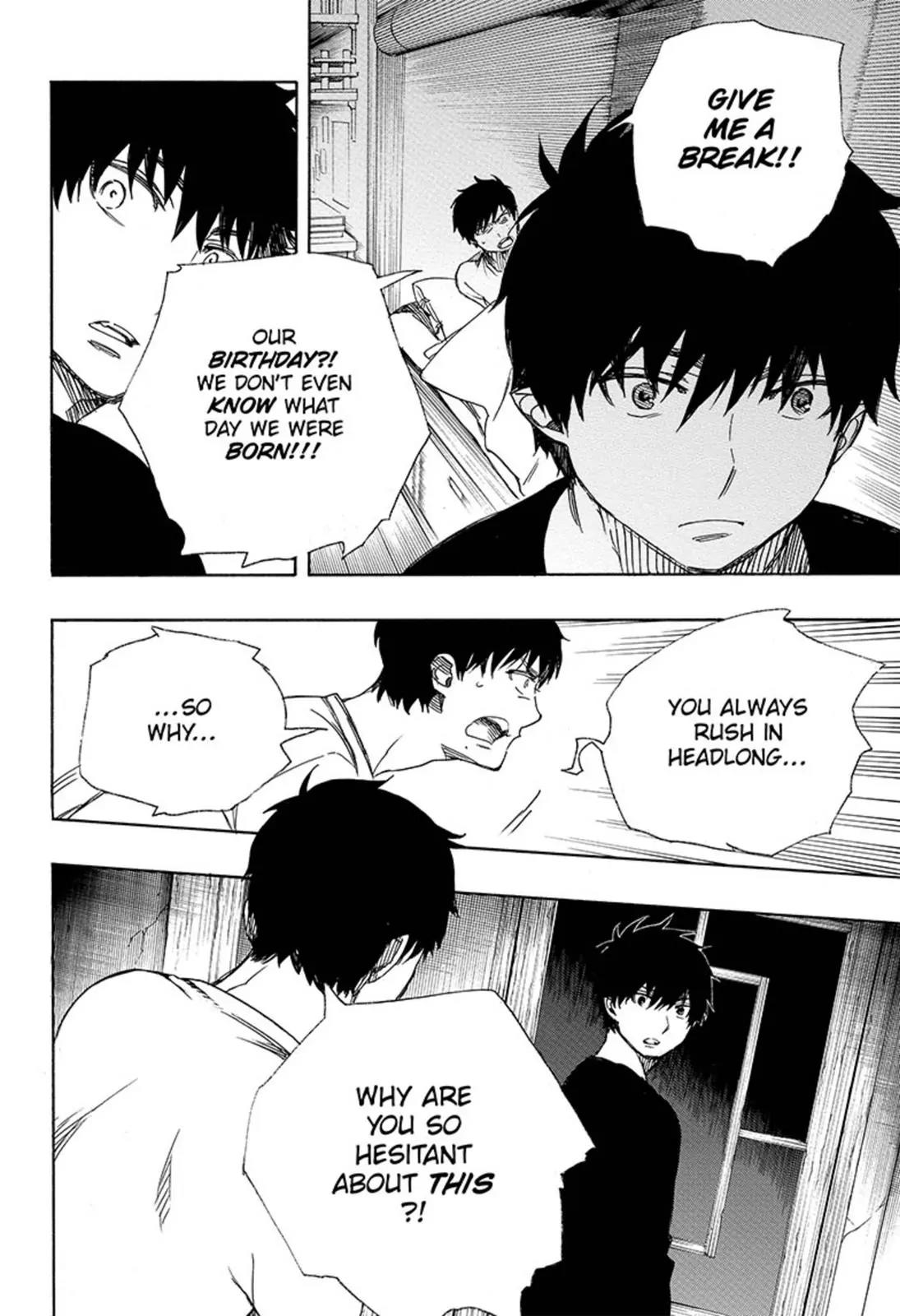 Ao no Exorcist Chapter 89 page 34 - Chapter 89: Happy (Merry X-mas) Birthday!