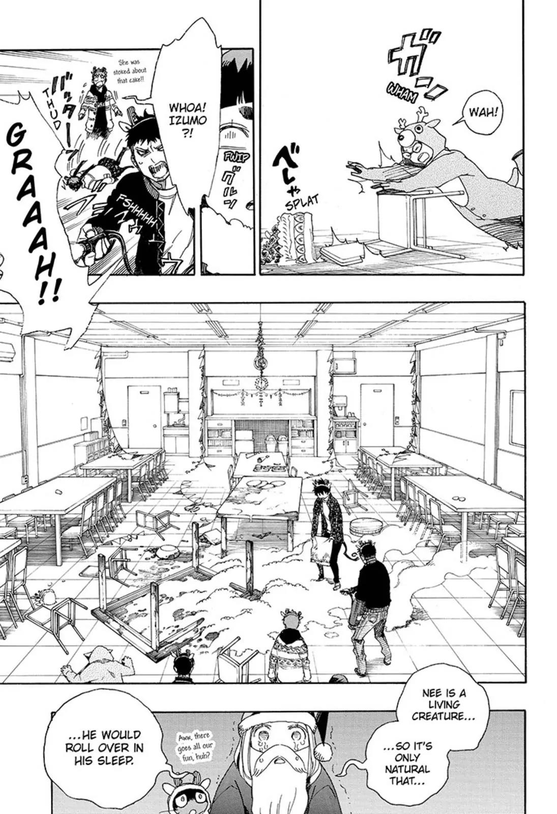 Ao no Exorcist Chapter 89 page 9 - Chapter 89: Happy (Merry X-mas) Birthday!
